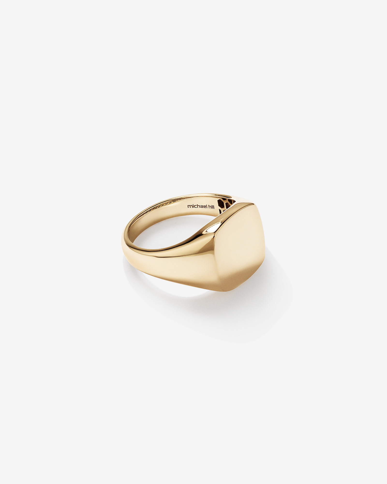 Men's Signet Ring in 10kt Yellow Gold