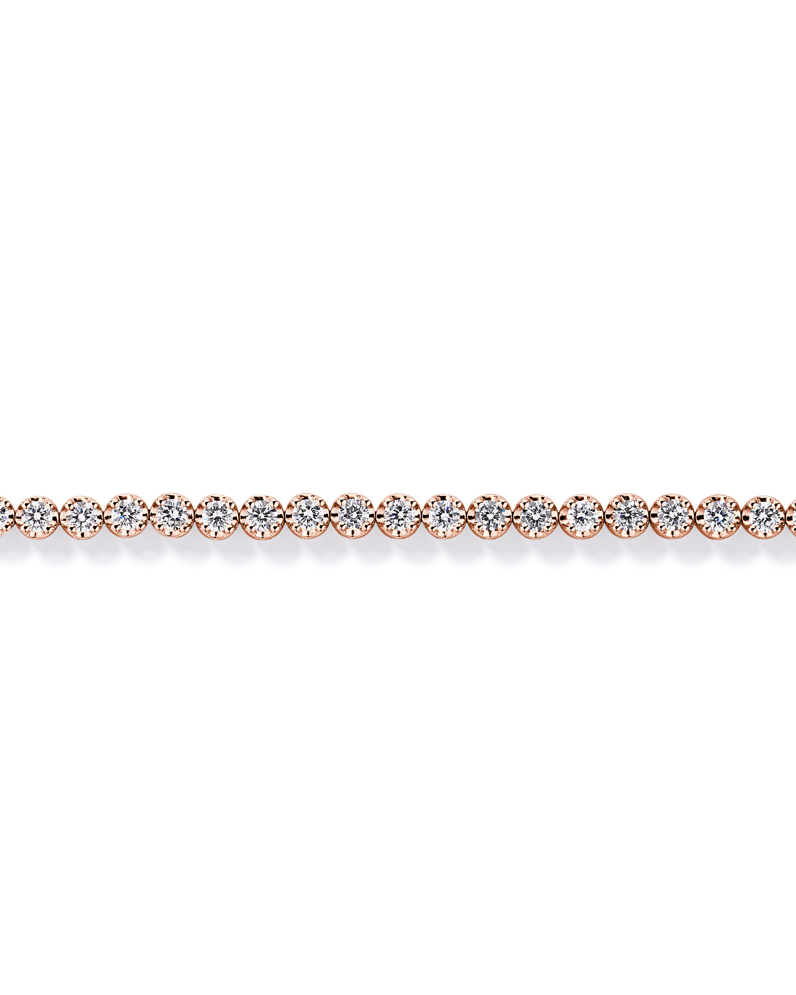 4.00 Carat TW of Laboratory-Grown Diamond Tennis Bracelet in 10kt Rose Gold