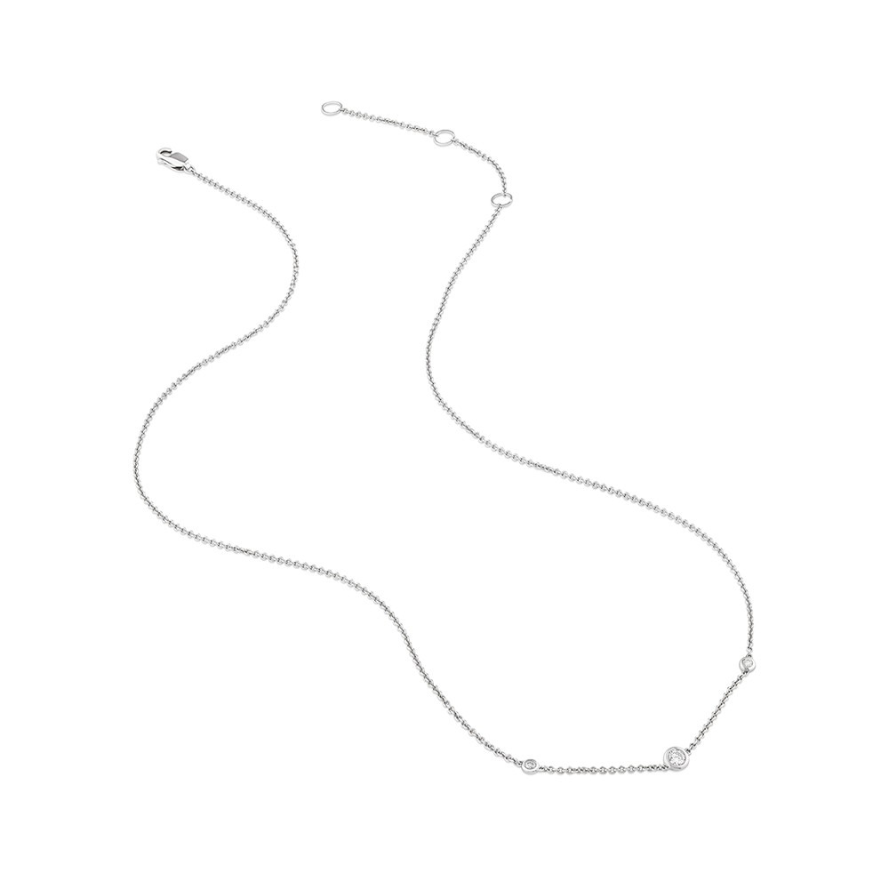 Collier Serendipity avec diamants TW de 0,10 carat en argent sterling