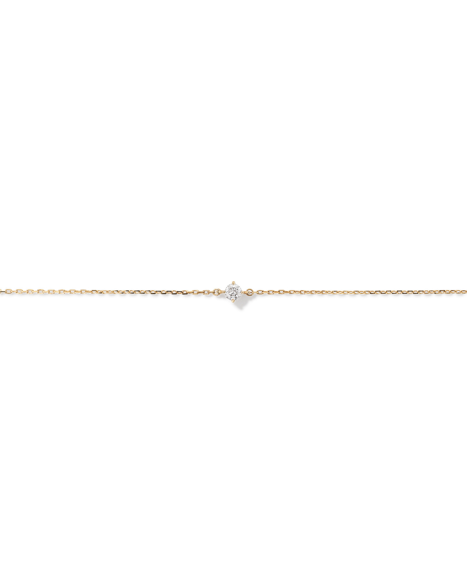 Bracelet with .08 Carat TW Diamond Birthstone in 10kt Yellow Gold