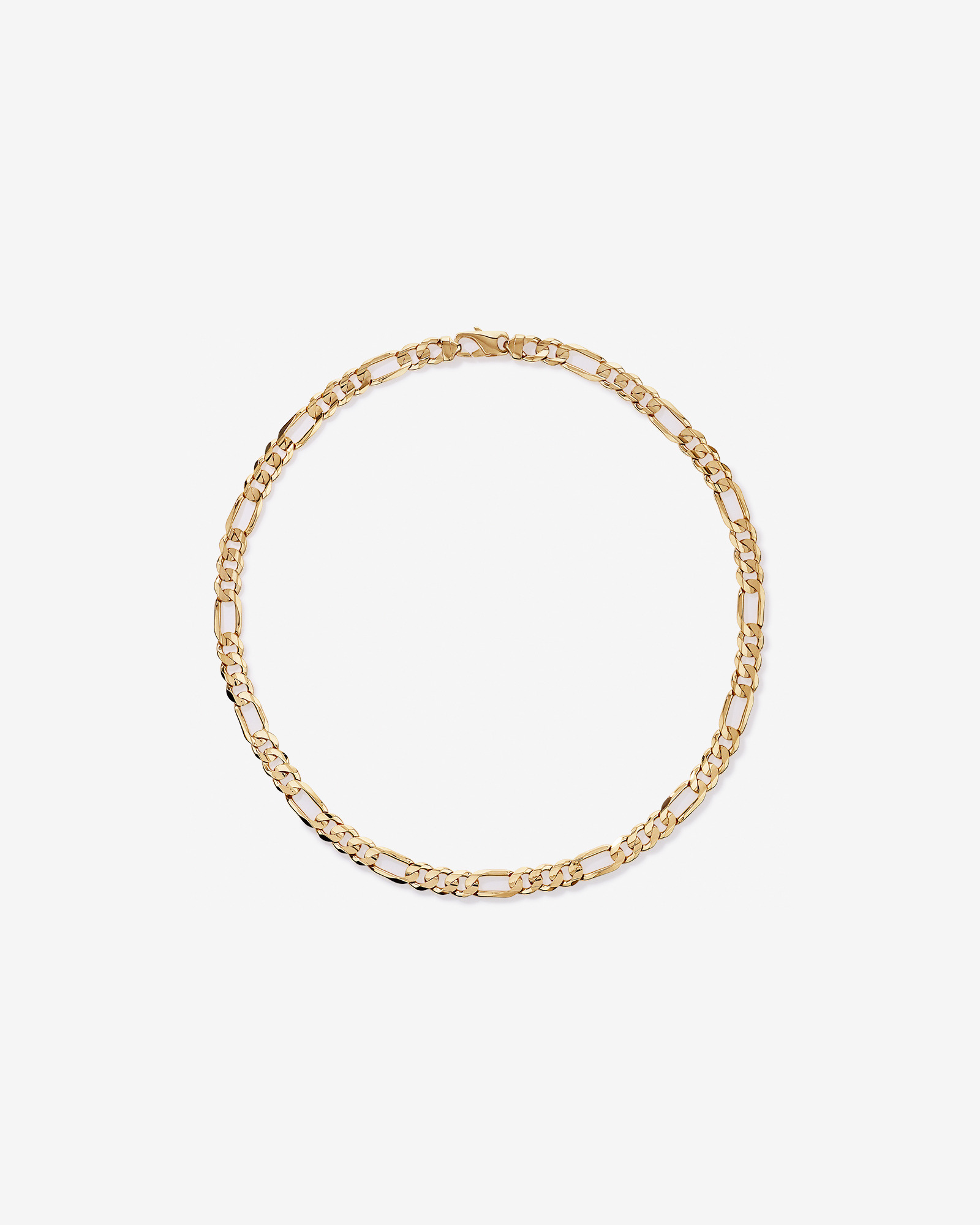 60cm (24") Figaro Chain  in 18kt Vermeil