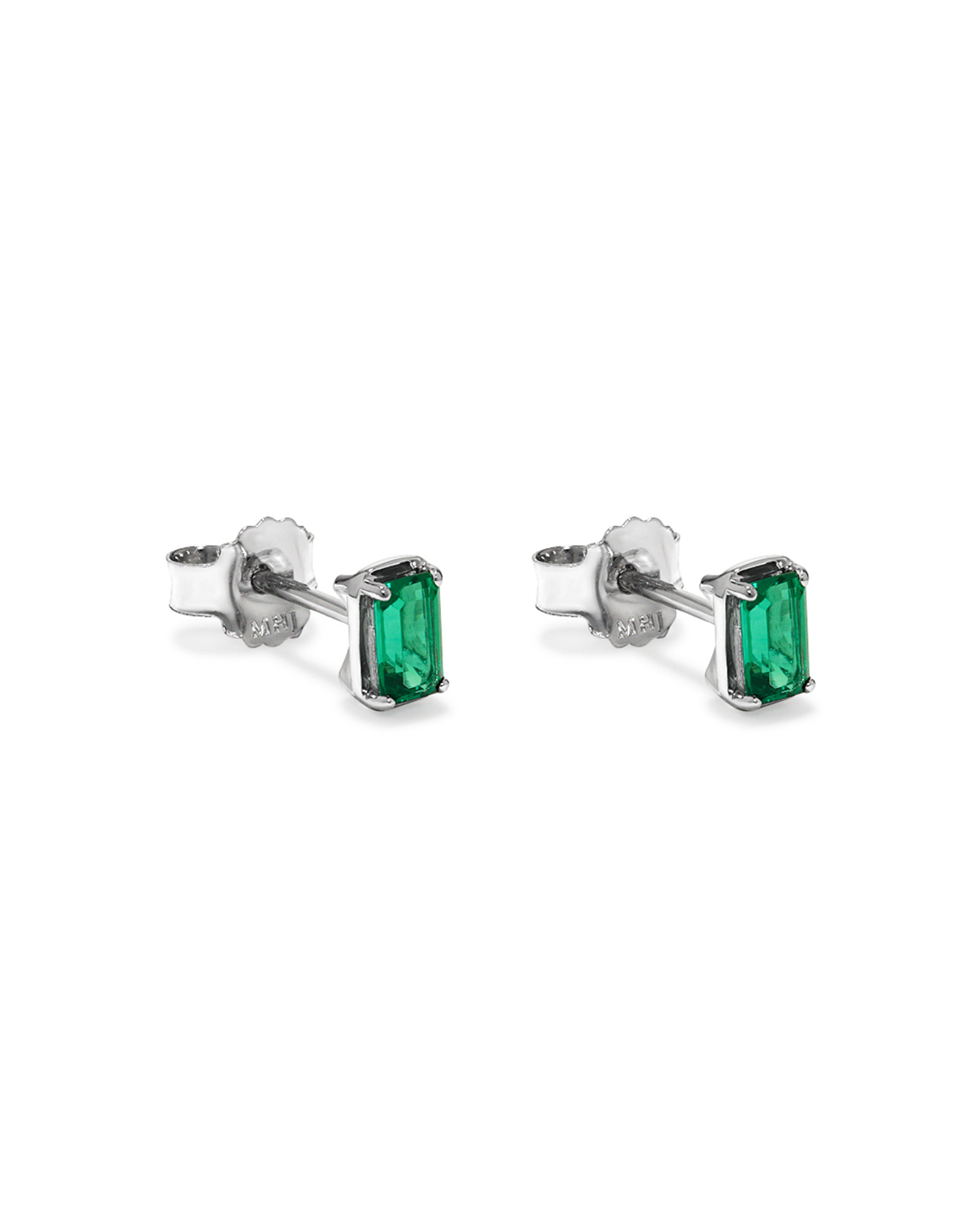 Boucles d’oreilles émeraude créées en émeraude en argent sterling