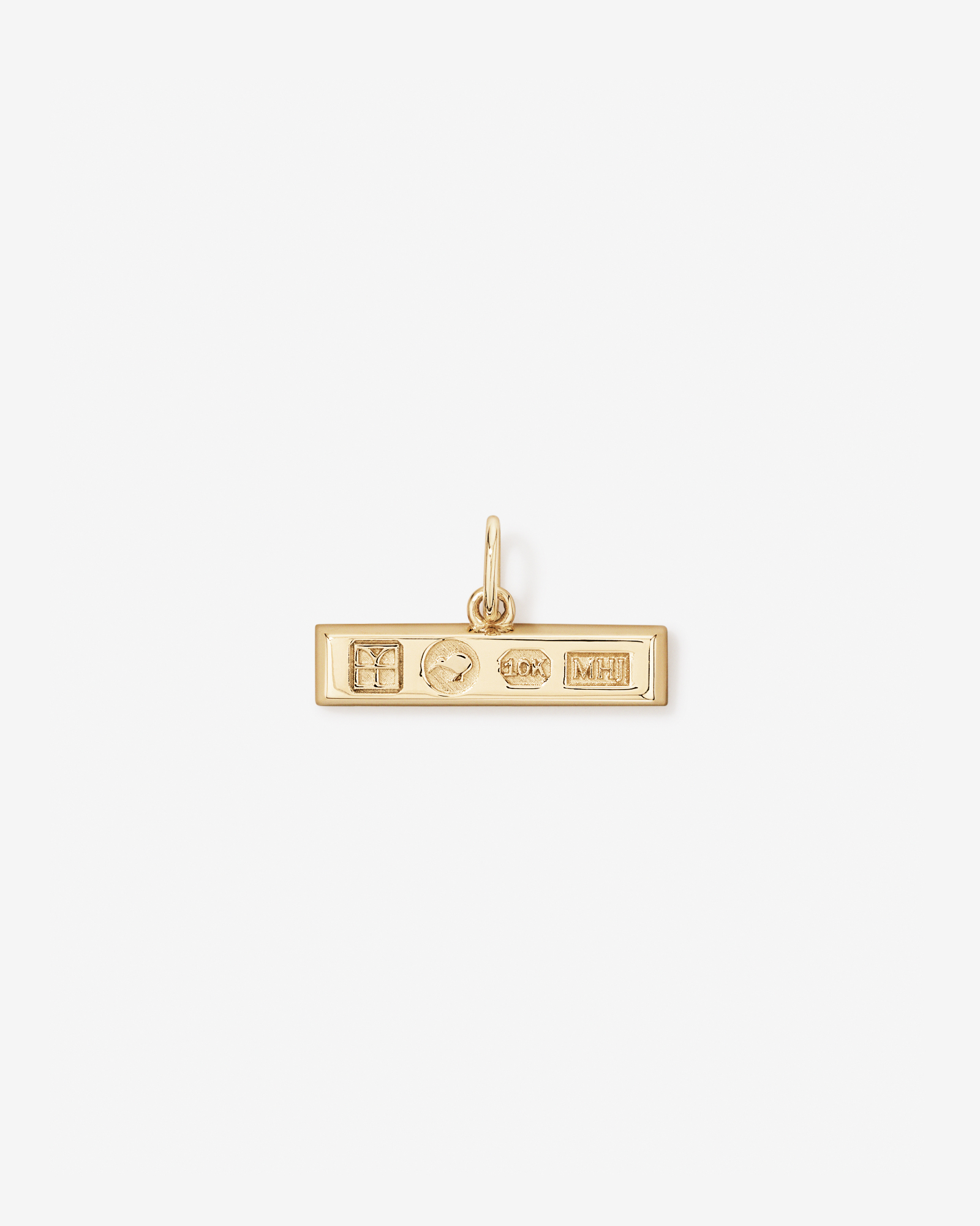 Ingot Pendant in 10kt Yellow Gold