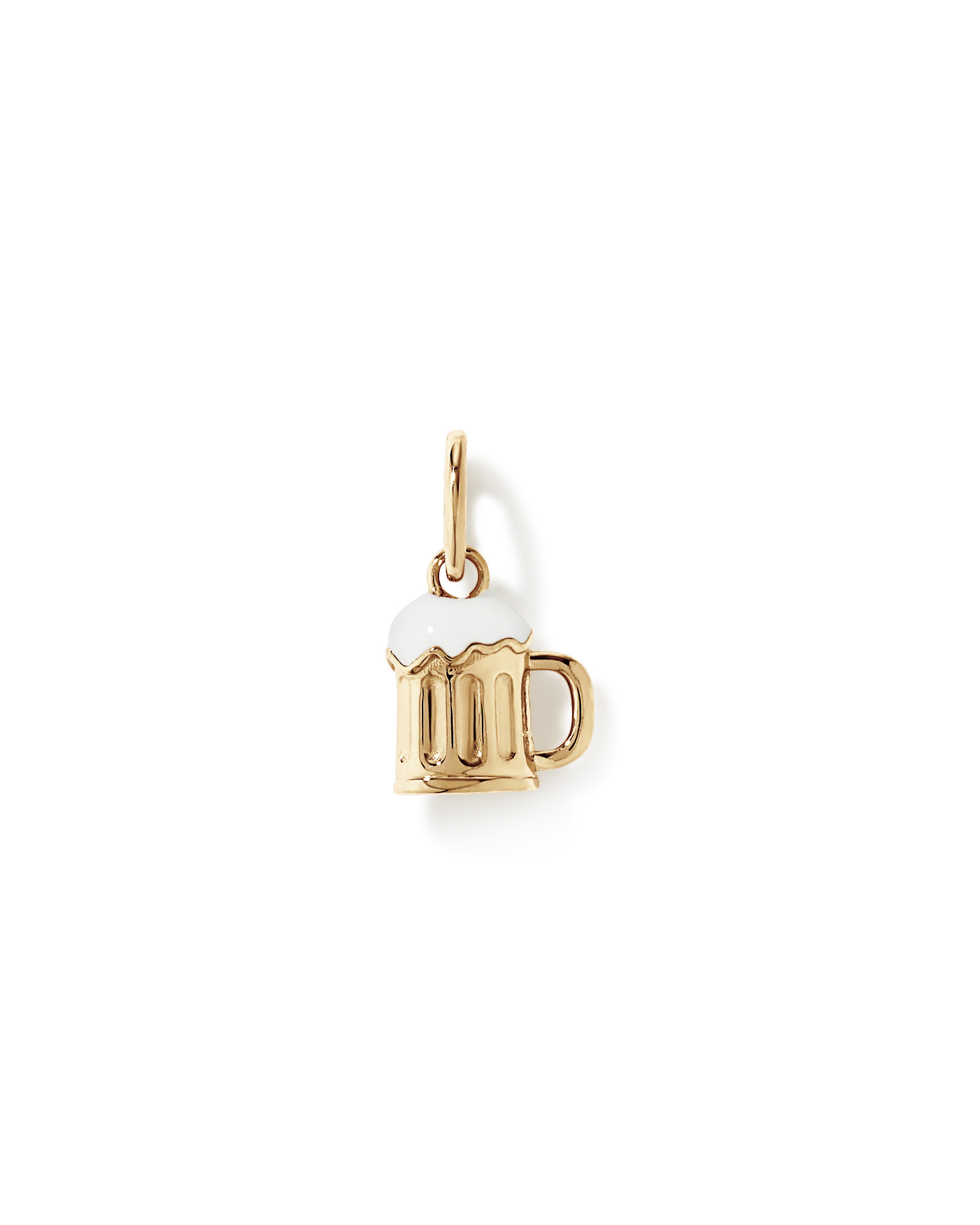 Enamel Stein Pendant in 18kt Vermeil