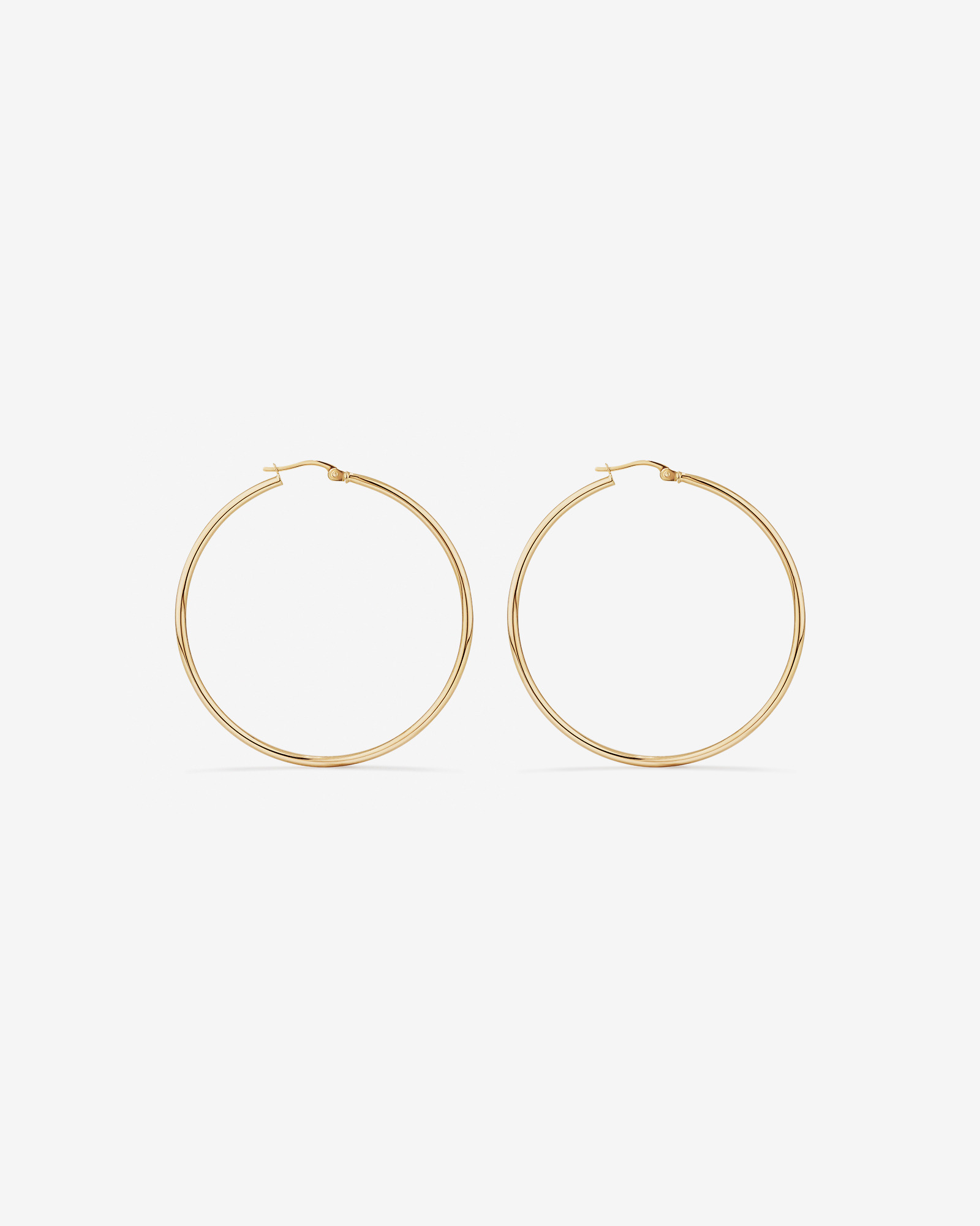 45mm Hoop Earrings in 10kt Yellow Gold