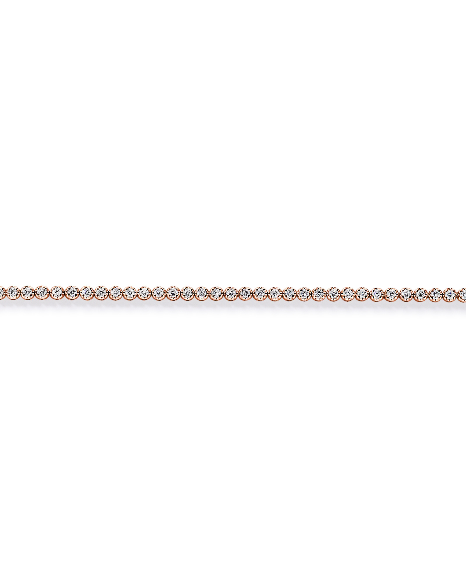 1.00 Carat TW Laboratory-Grown Diamond Tennis Bracelet set in 10kt Rose Gold