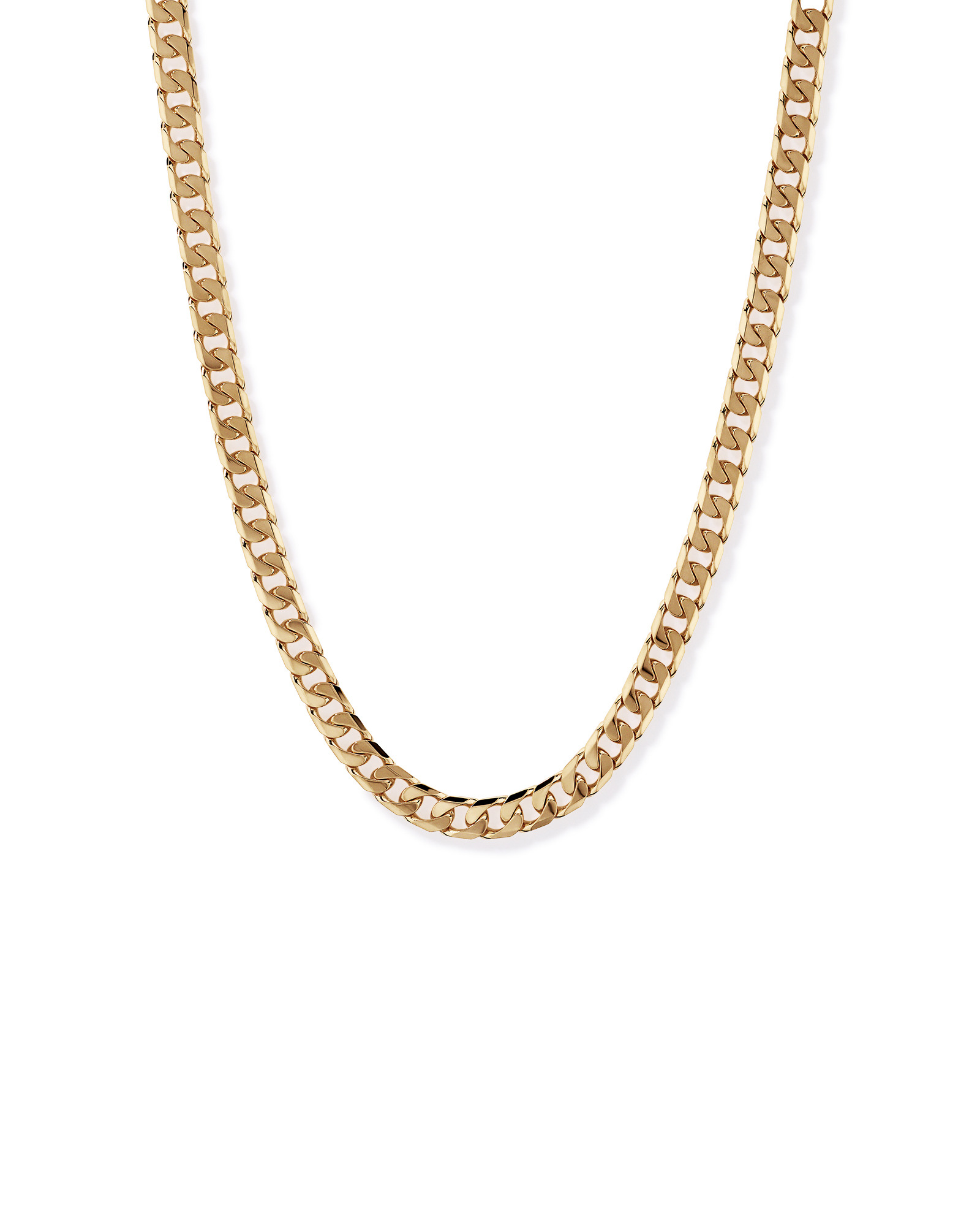 60cm Curb Chain in 18kt Vermeil