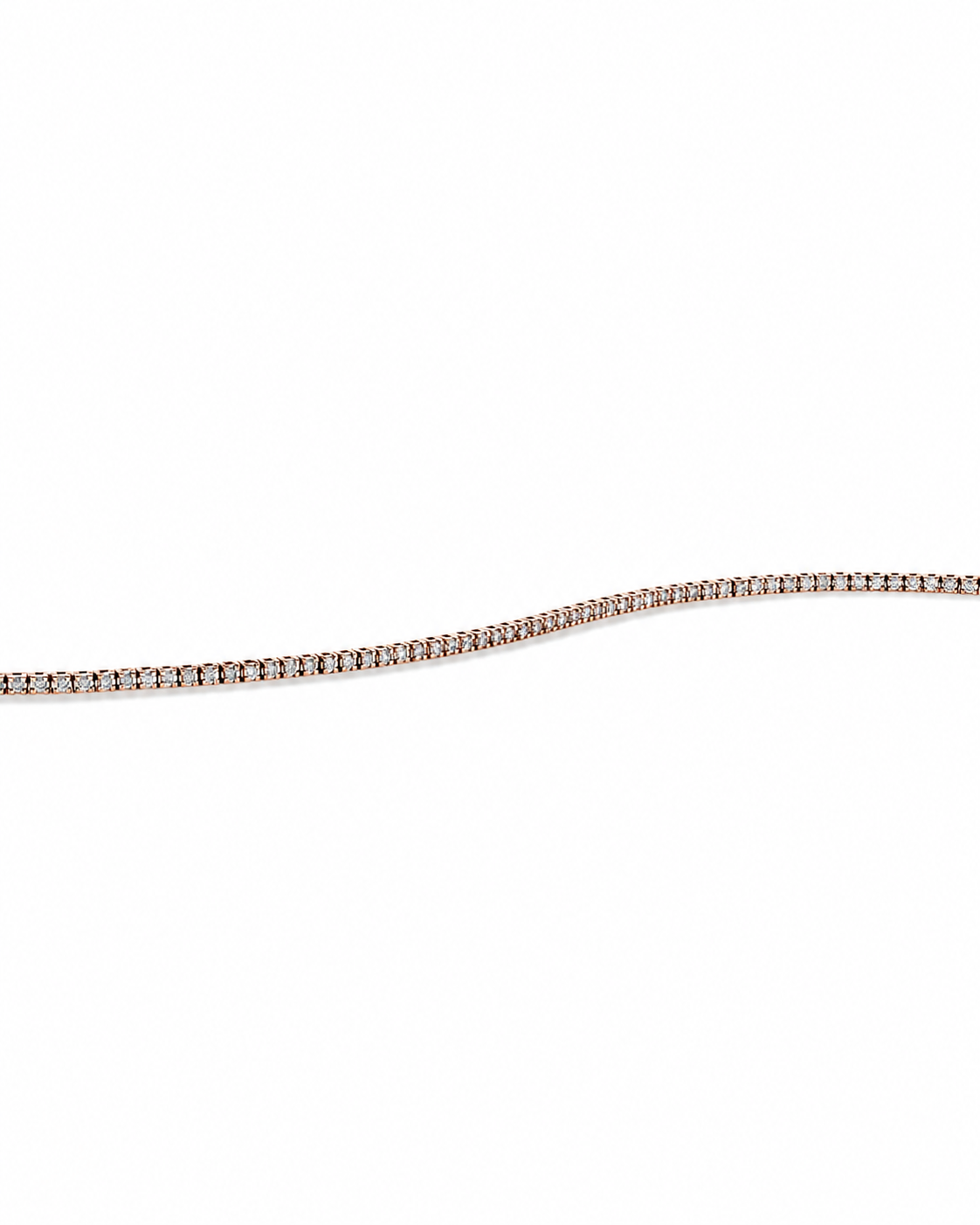 0.82 Carat TW Diamond Tennis Bracelet in 10kt Rose Gold