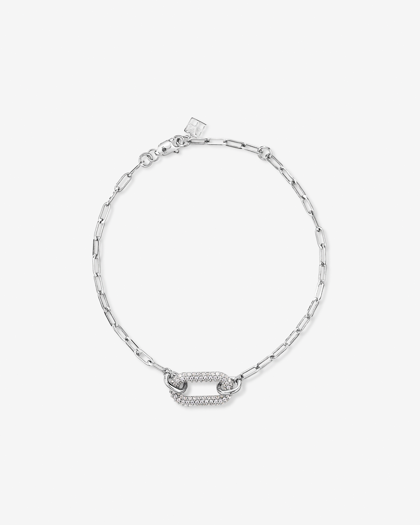 Luxe Links Paperclip Bracelet in Sterling Silver