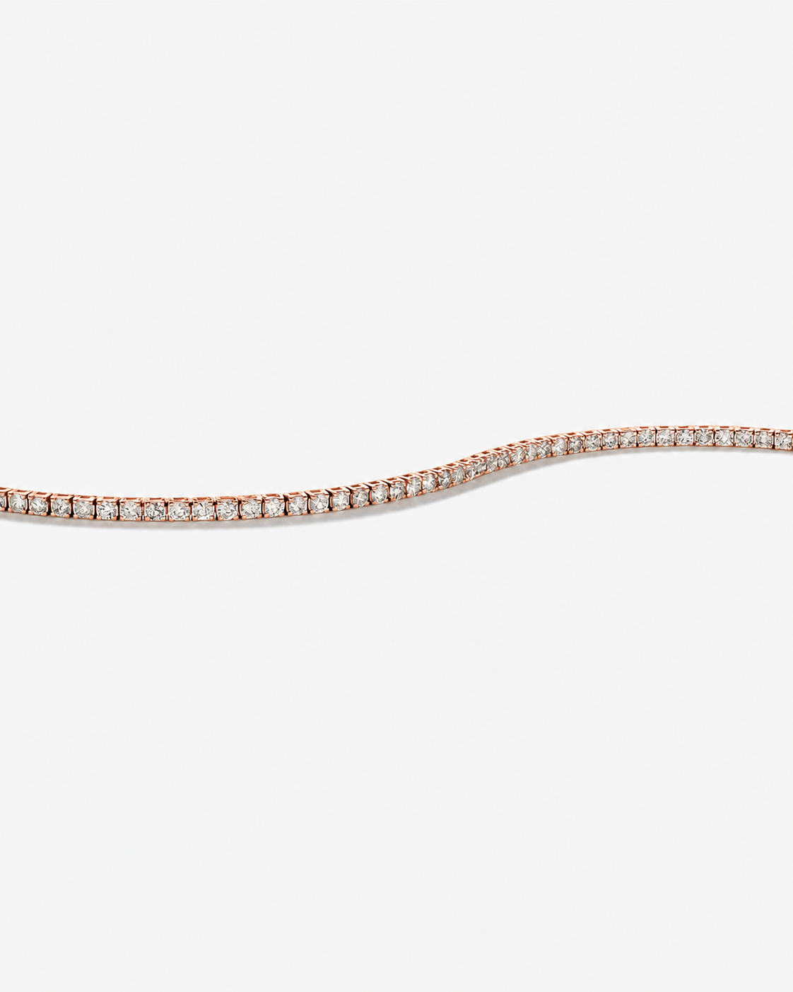 3.28 Carat TW Diamond Tennis Bracelet in 10kt Rose Gold