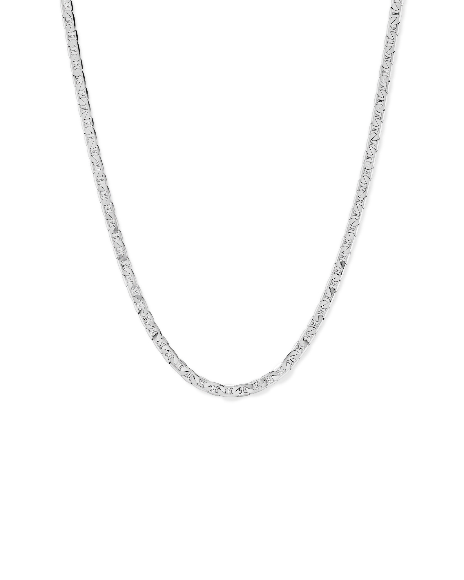 55cm (22") 4.8mm Width Anchor Chain in Sterling Silver