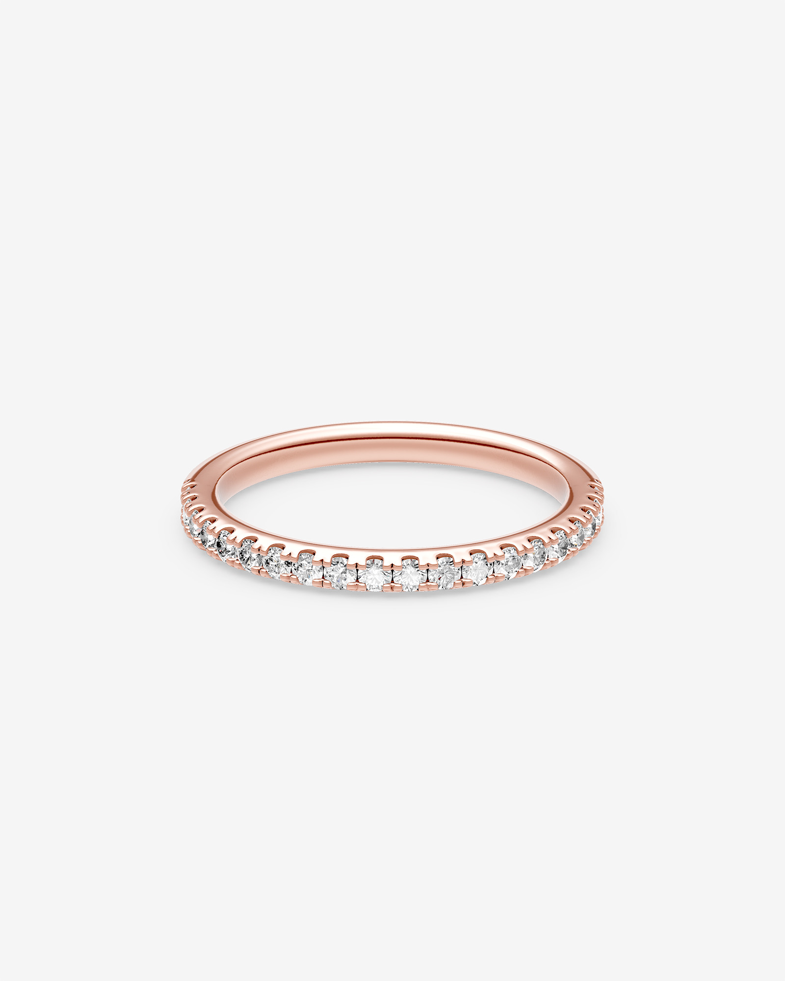 Bague de Mariage de Diamant de 0,34 Carat TW en Or Rose 14kt