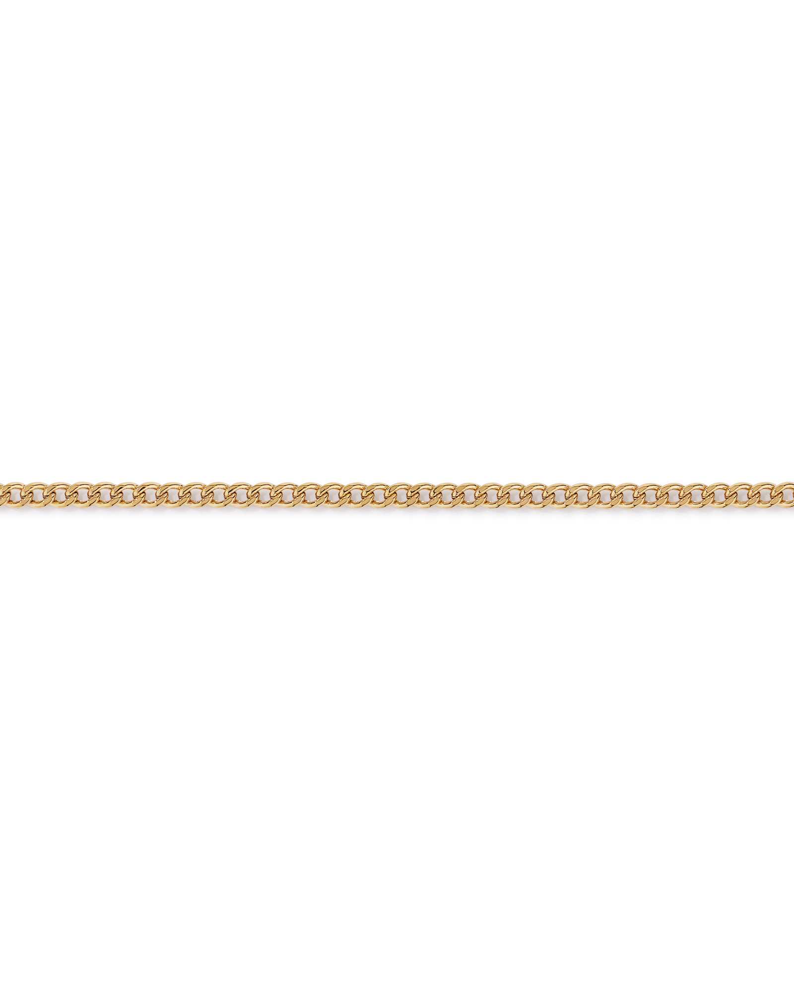 19cm (22") 4.2mm Width Semi Solid Diamond Cut Curb Bracelet in 10kt Yellow Gold
