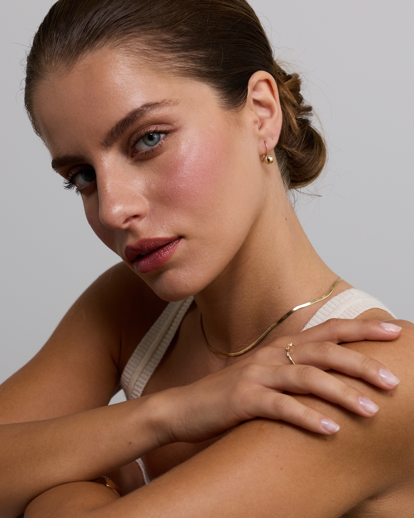 7mm Euroball Earrings in 10kt Yellow Gold
