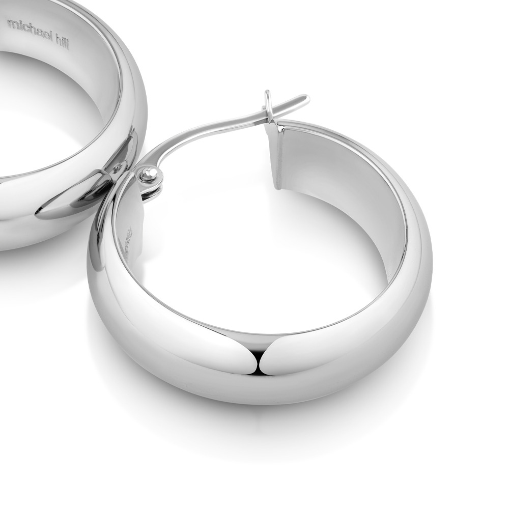 15mm Hoop Earrings 10kt Yellow Gold