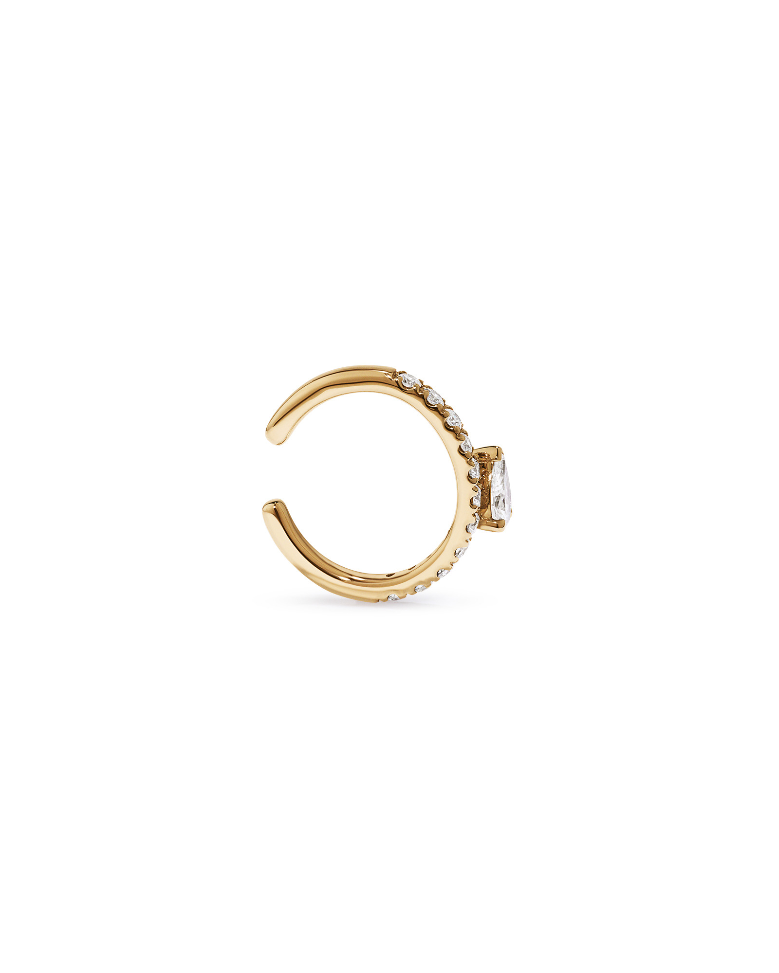0.19TW Lab Diamond Ear Conch in 10kt Gold