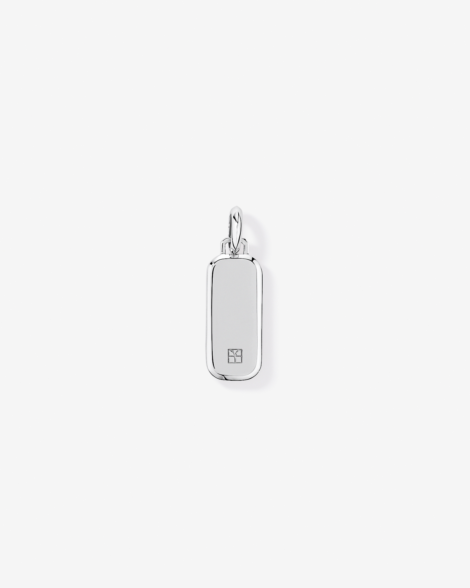 Tiger Eye Oblong Pendant in Sterling Silver