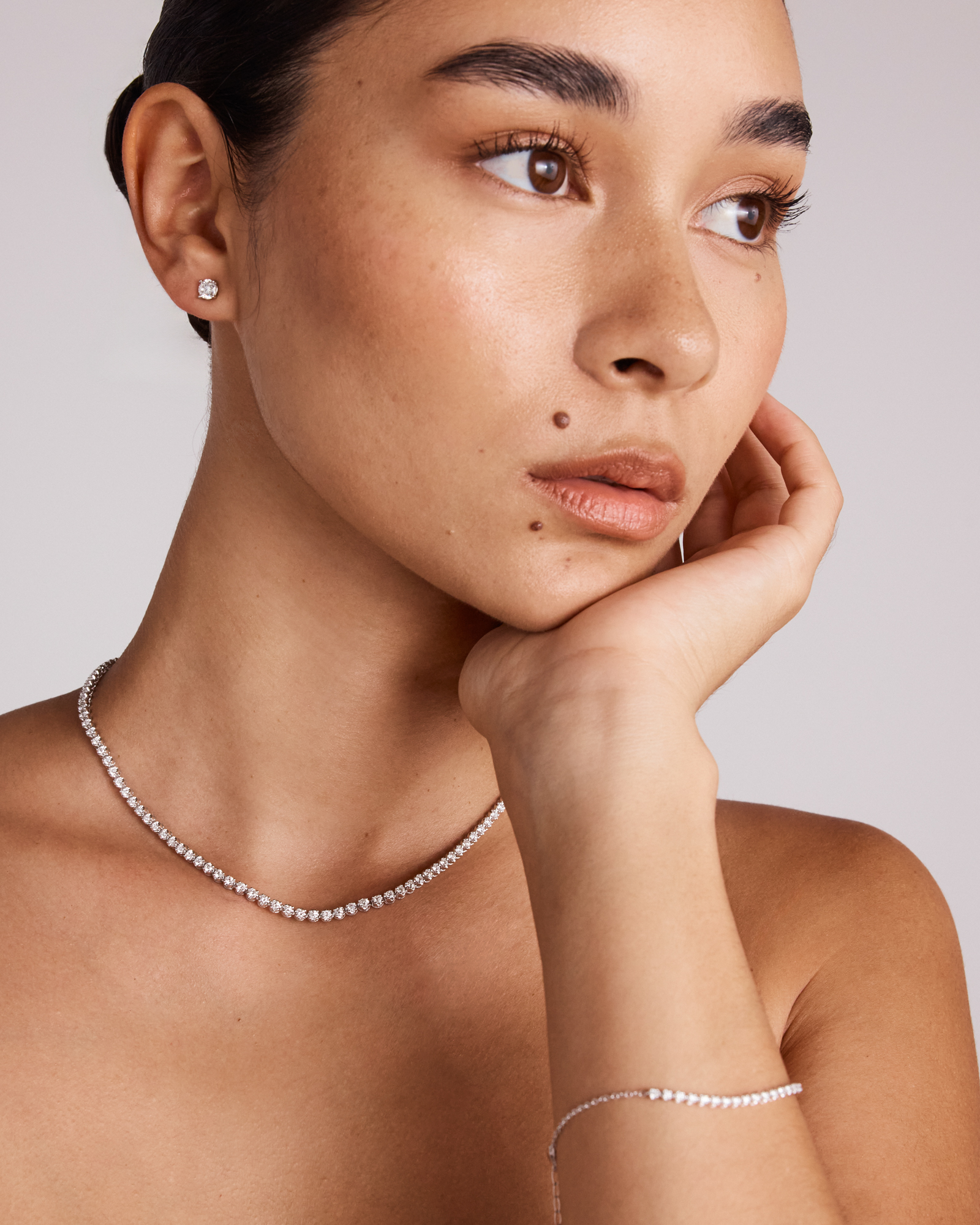 1.00 Carat TW Diamond Solitaire Stud Earrings in 18kt Yellow Gold