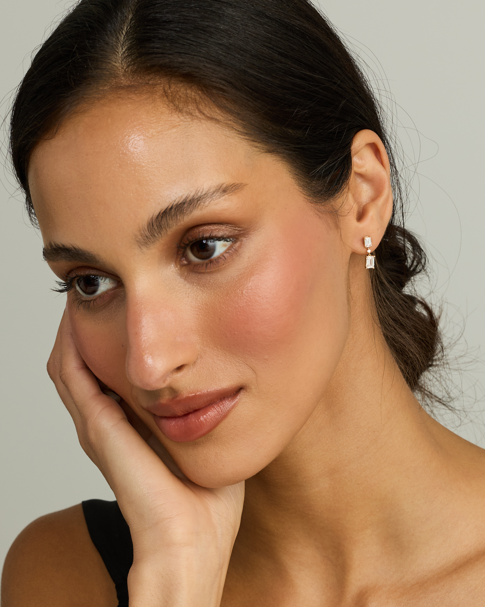 1.51TW Laboratory-grown Diamond Drop Earrings in 10kt Gold