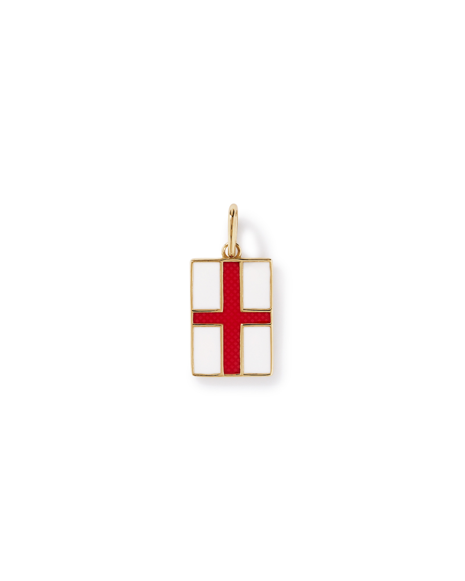 England Flag Pendant in 18Kt Vermeil