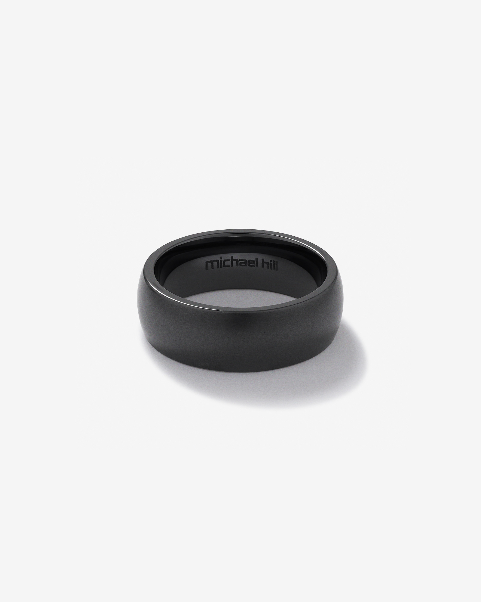 Bague en titane noir