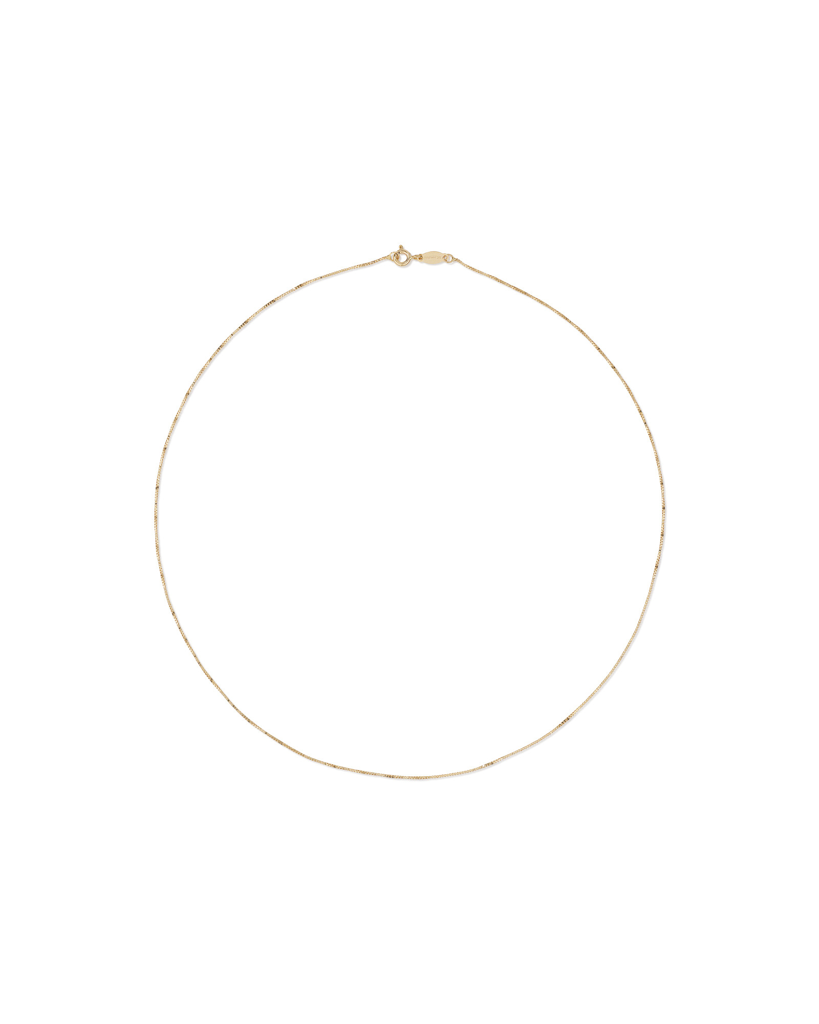 Chaîne à maille vénitienne de 45 cm en or jaune 10 K