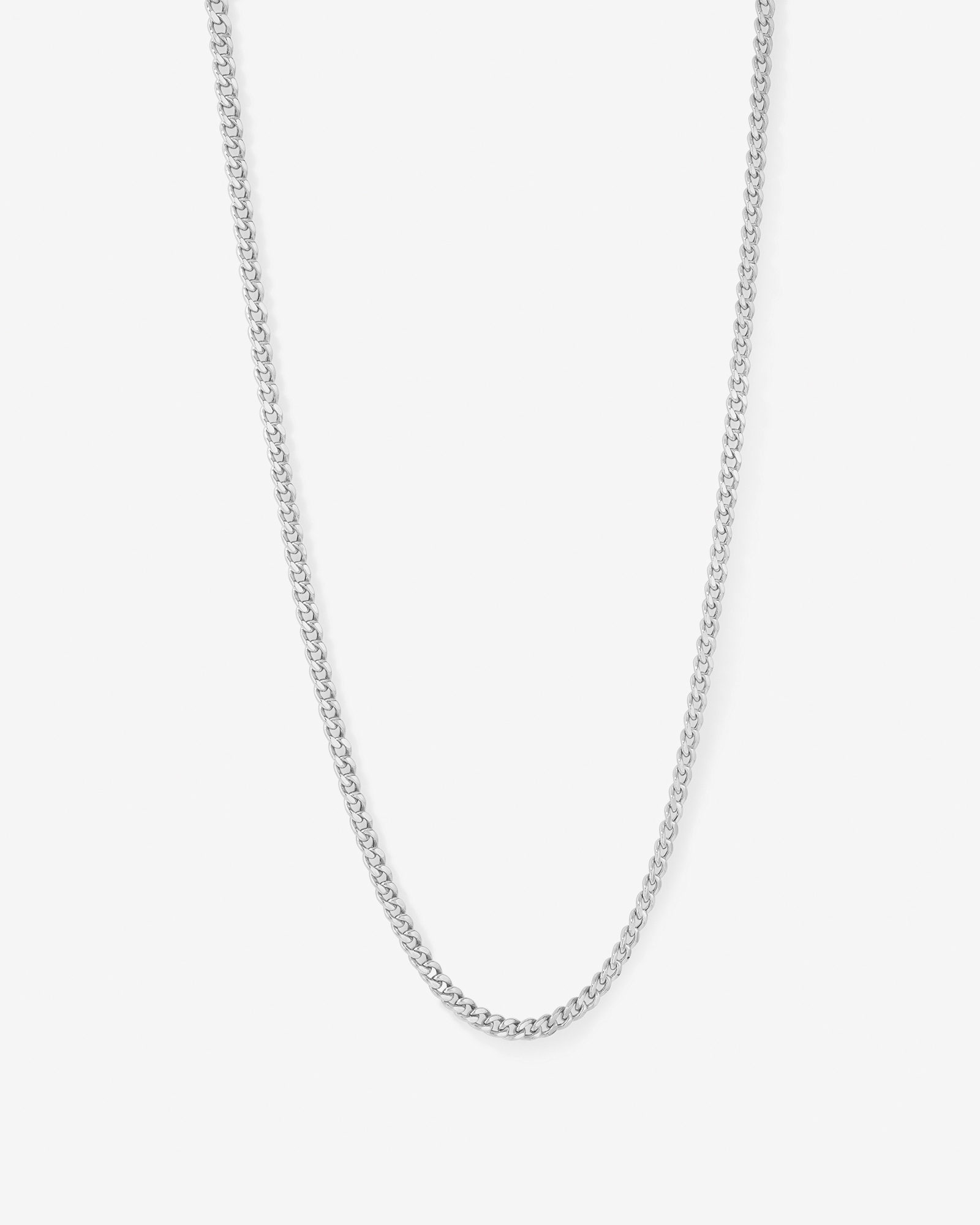 55cm (22") 5.5mm Width Semi Solid Diamond Cut Curb Chain in 10kt Gold