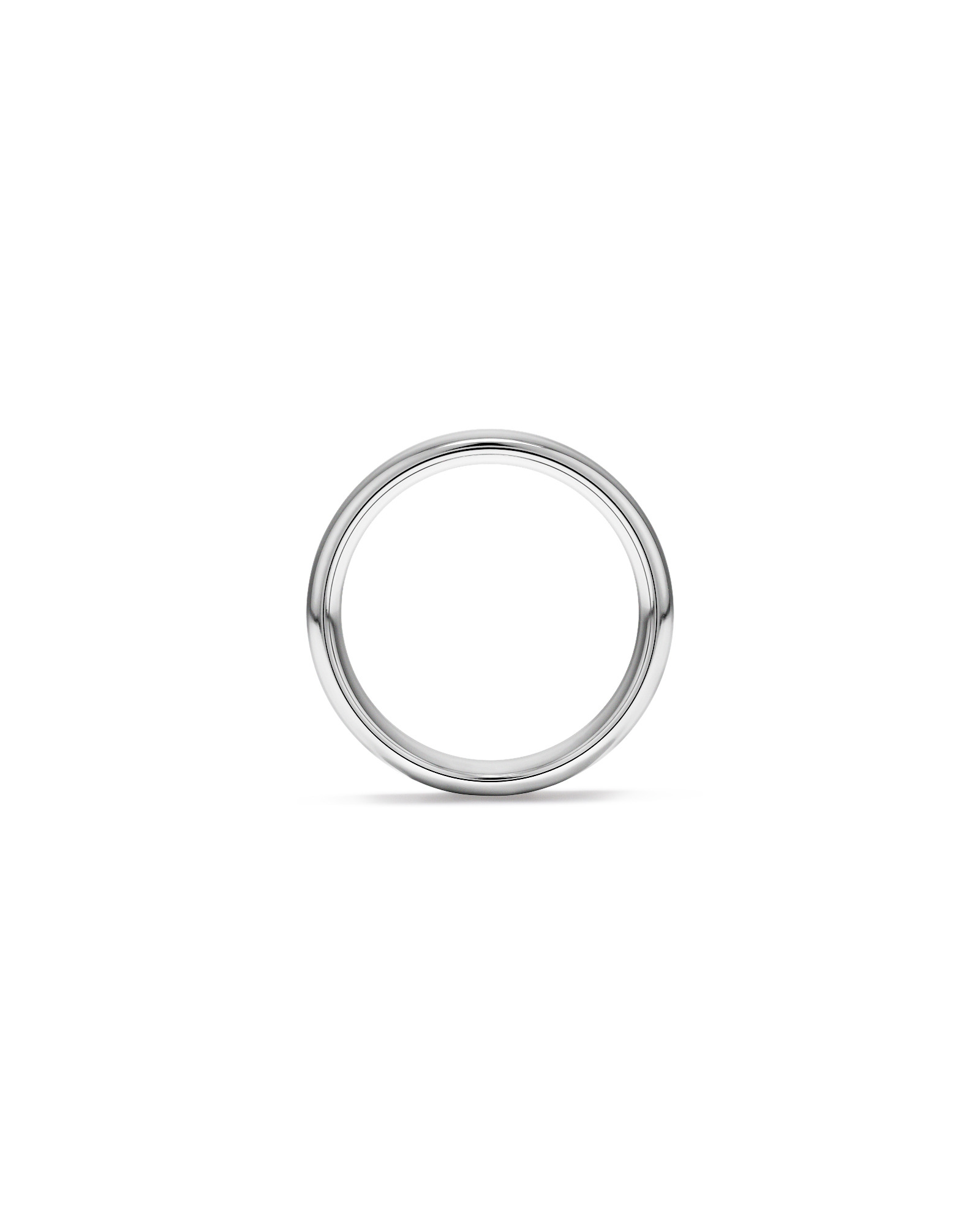 8 mm Bague de mariage polie à dôme en tungstène