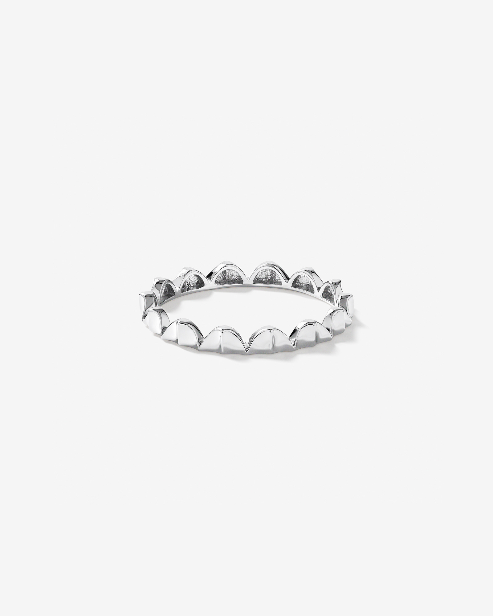 Signature Connect Curve Ring Sterling Silver