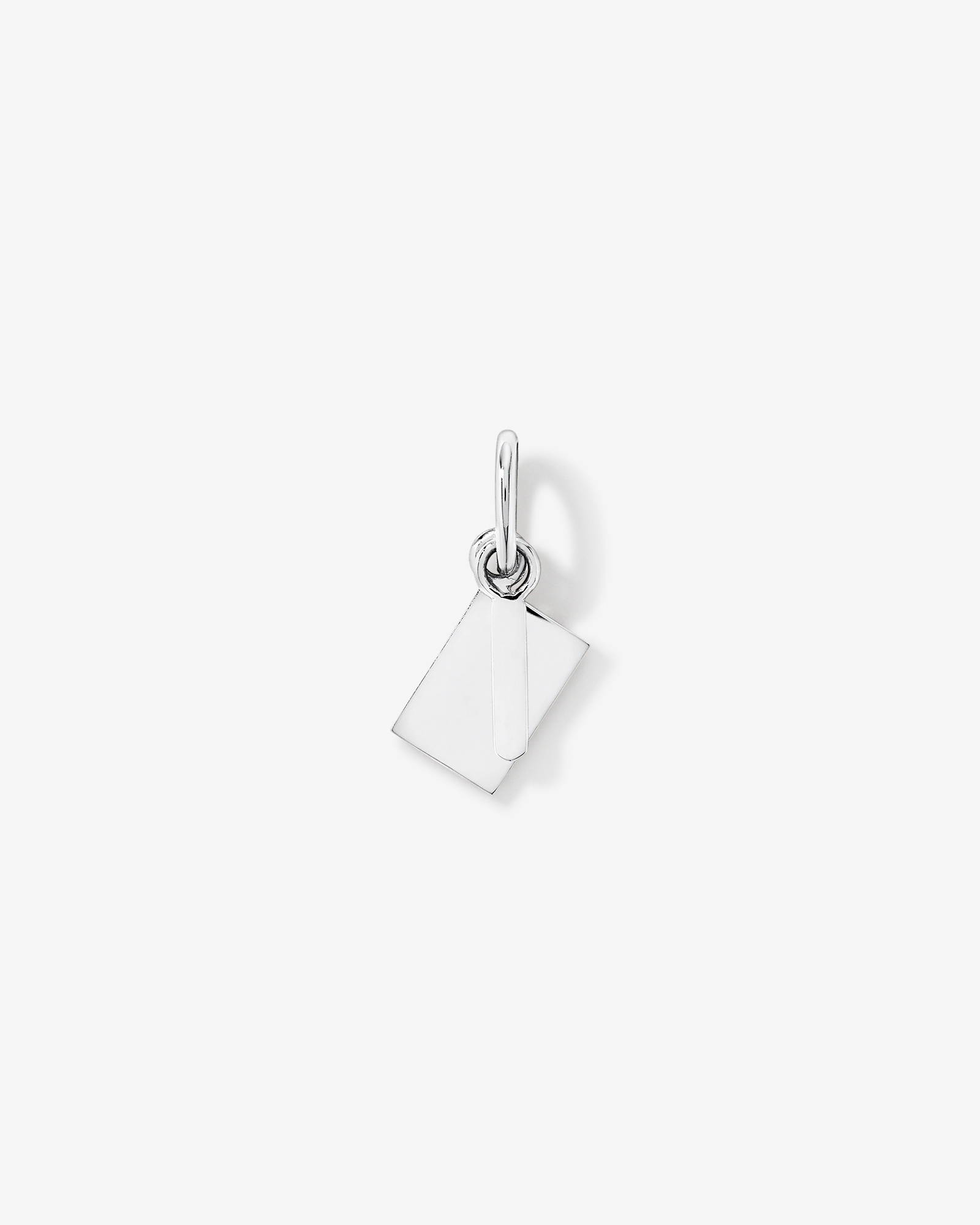 Canadian Postcard Pendant in Sterling Silver