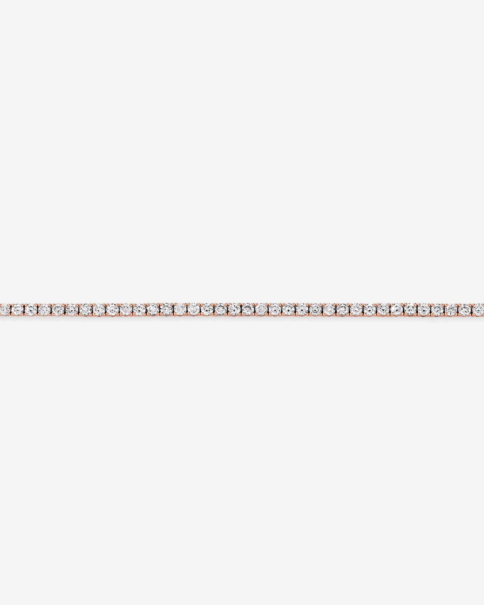 Carat TW Laboratory-Grown Diamond Tennis Bracelet in 10kt Rose Gold