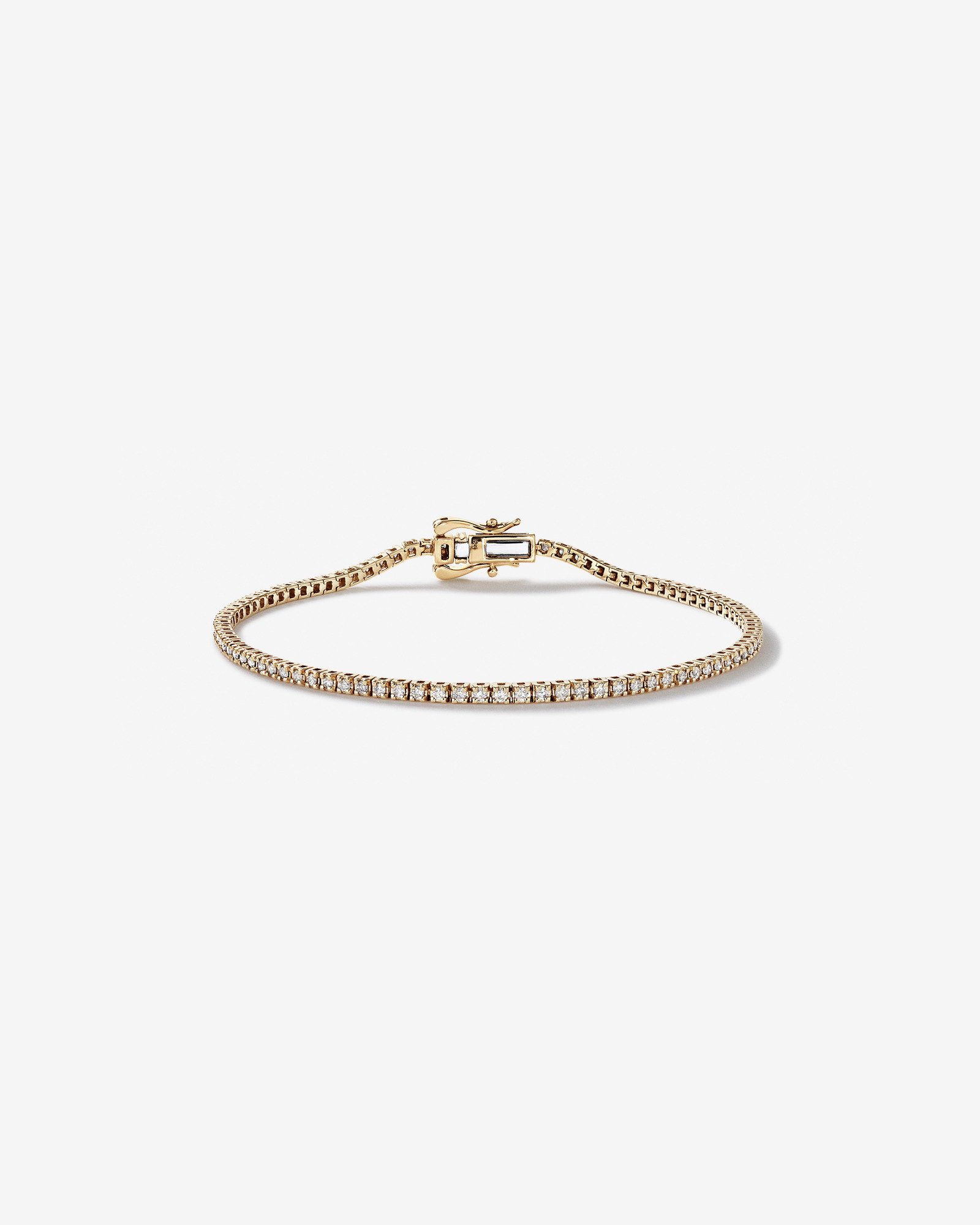 Bracelet de Tennis de 0,82 Carat TW en Diamant en Or Jaune 10kt