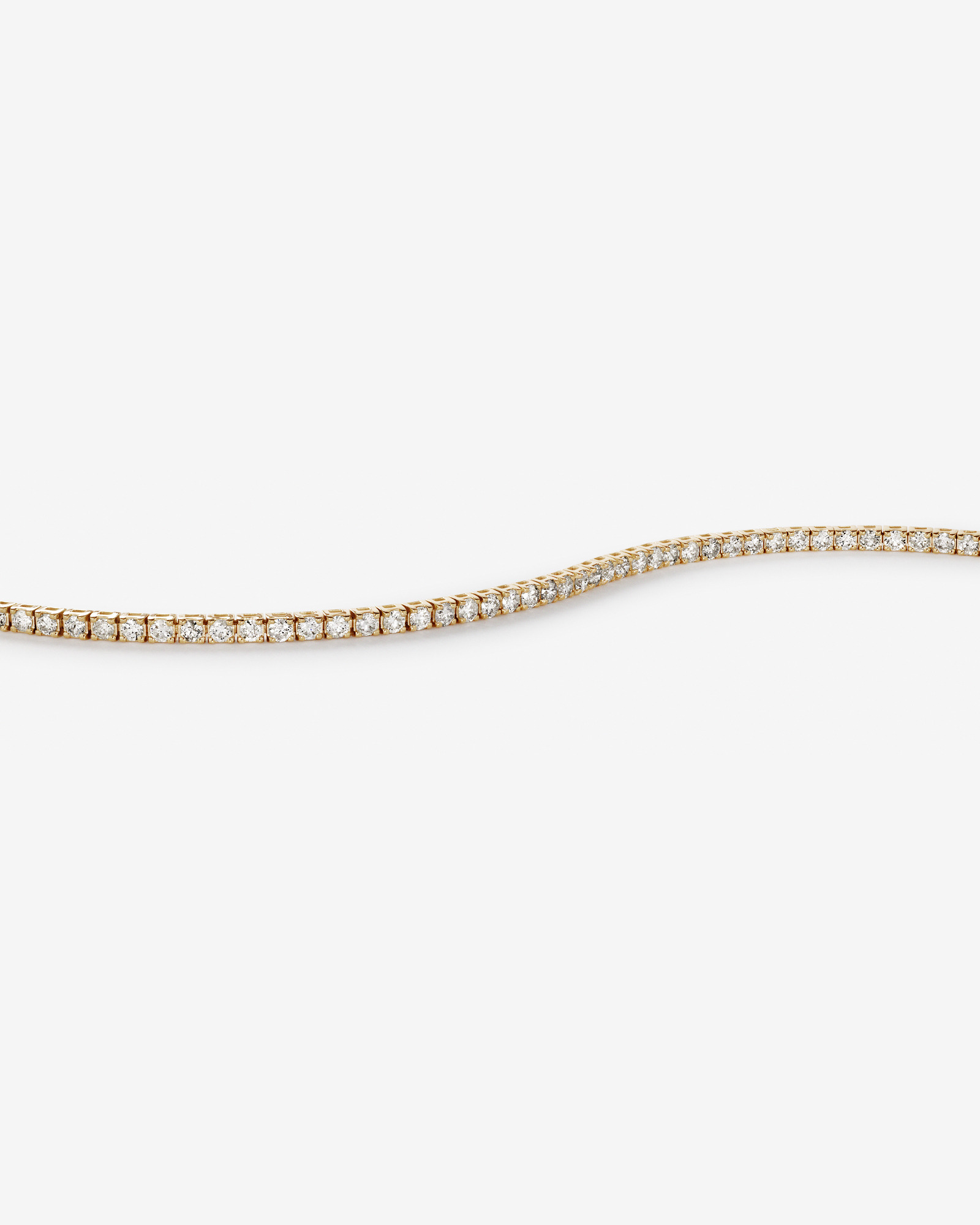3.28 Carat TW Diamond Tennis Bracelet in 10kt Yellow Gold
