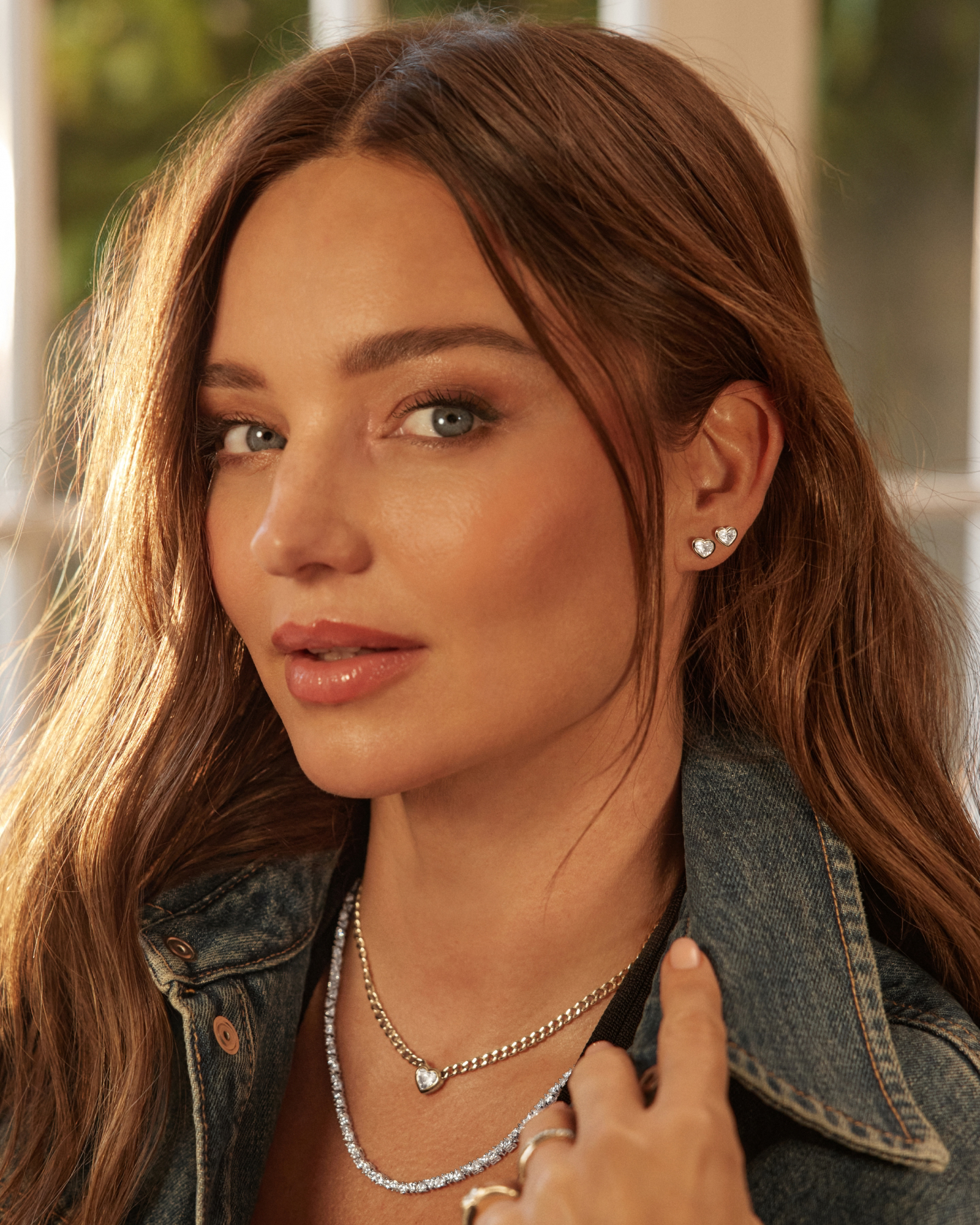 1.00 Carat TW Laboratory-Grown Diamond Heart Stud Earrings in 10kt Yellow Gold