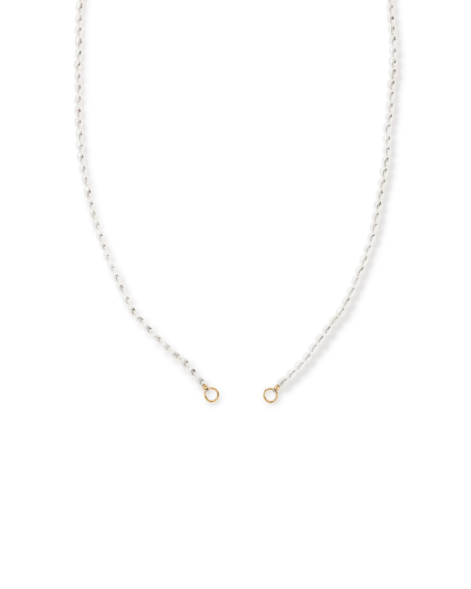 Collier à chaîne ouverte avec perles de culture d'eau douce de 55 cm (22") en or jaune 10 carats