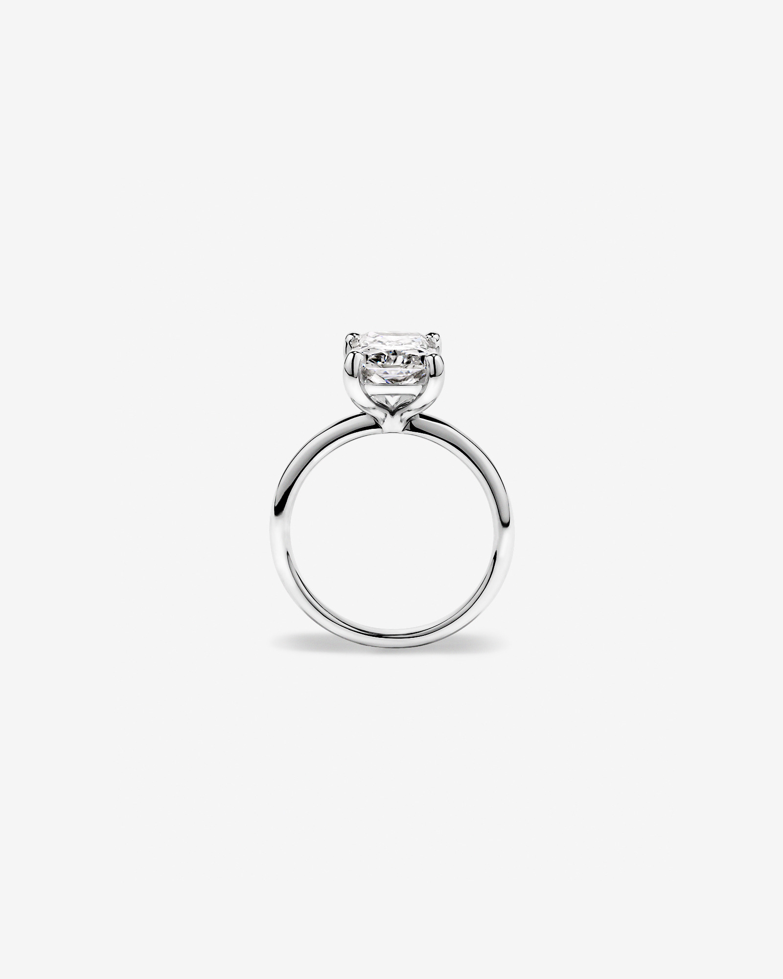 3.00 Carat TW Radiant Cut Laboratory-Grown Diamond Solitaire Engagement Ring Platinum