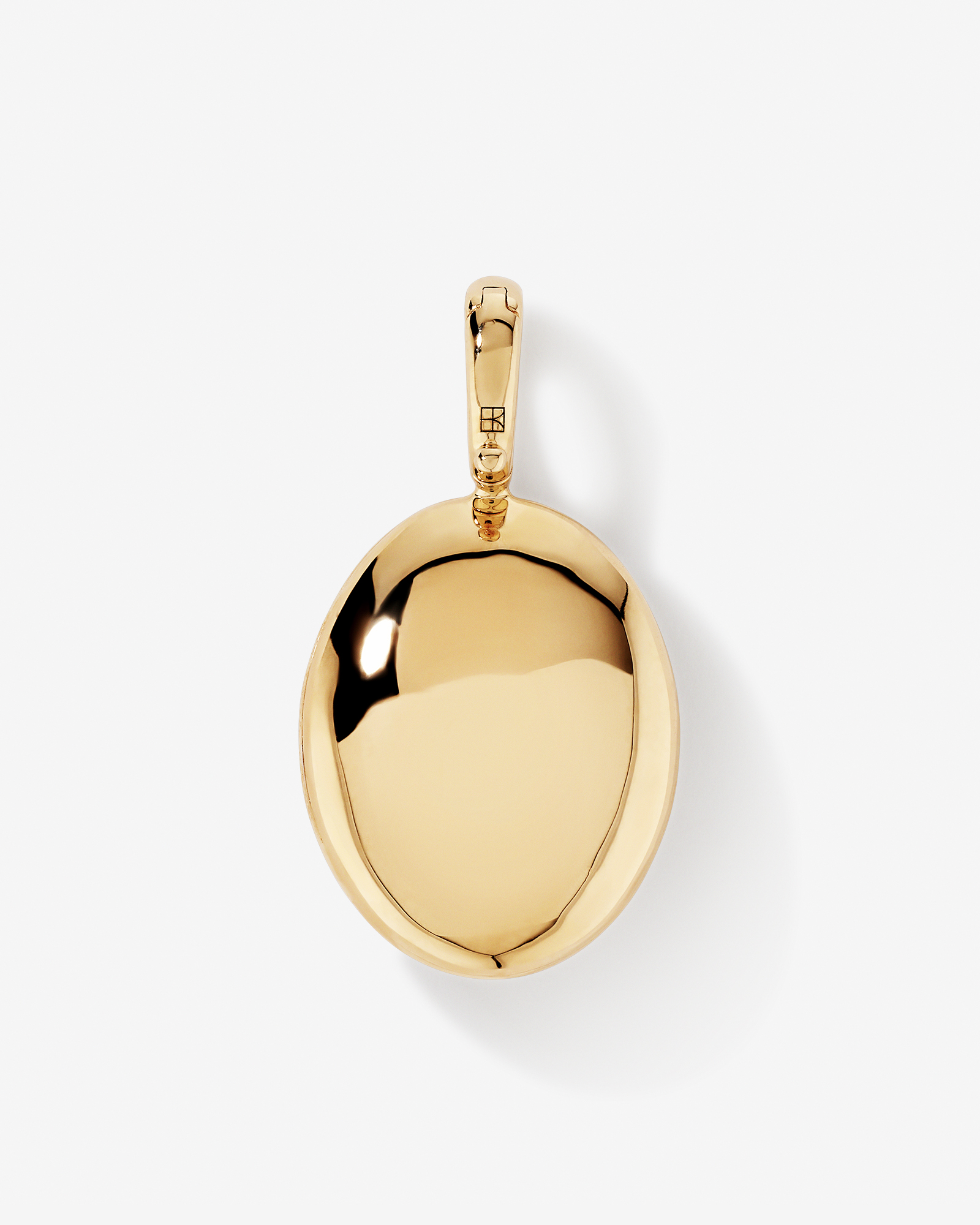 Pendentif Rehausseur En Filigrane Halo Ovale Avec Pierre Précieuse Saphir Créée Bleue Et Diamants En Or Jaune 10Ct