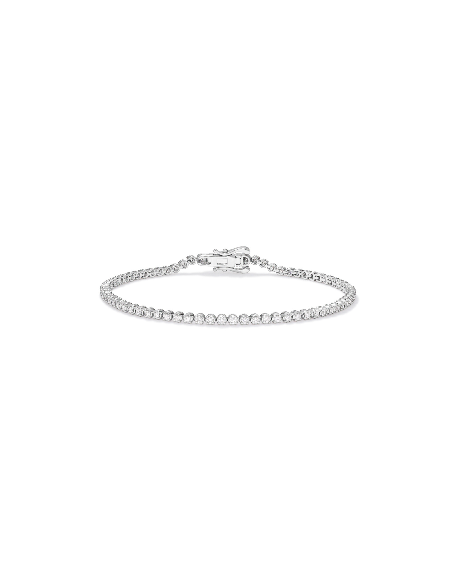 1.00 Carat TW Laboratory-Grown Diamond Tennis Bracelet in Sterling Silver