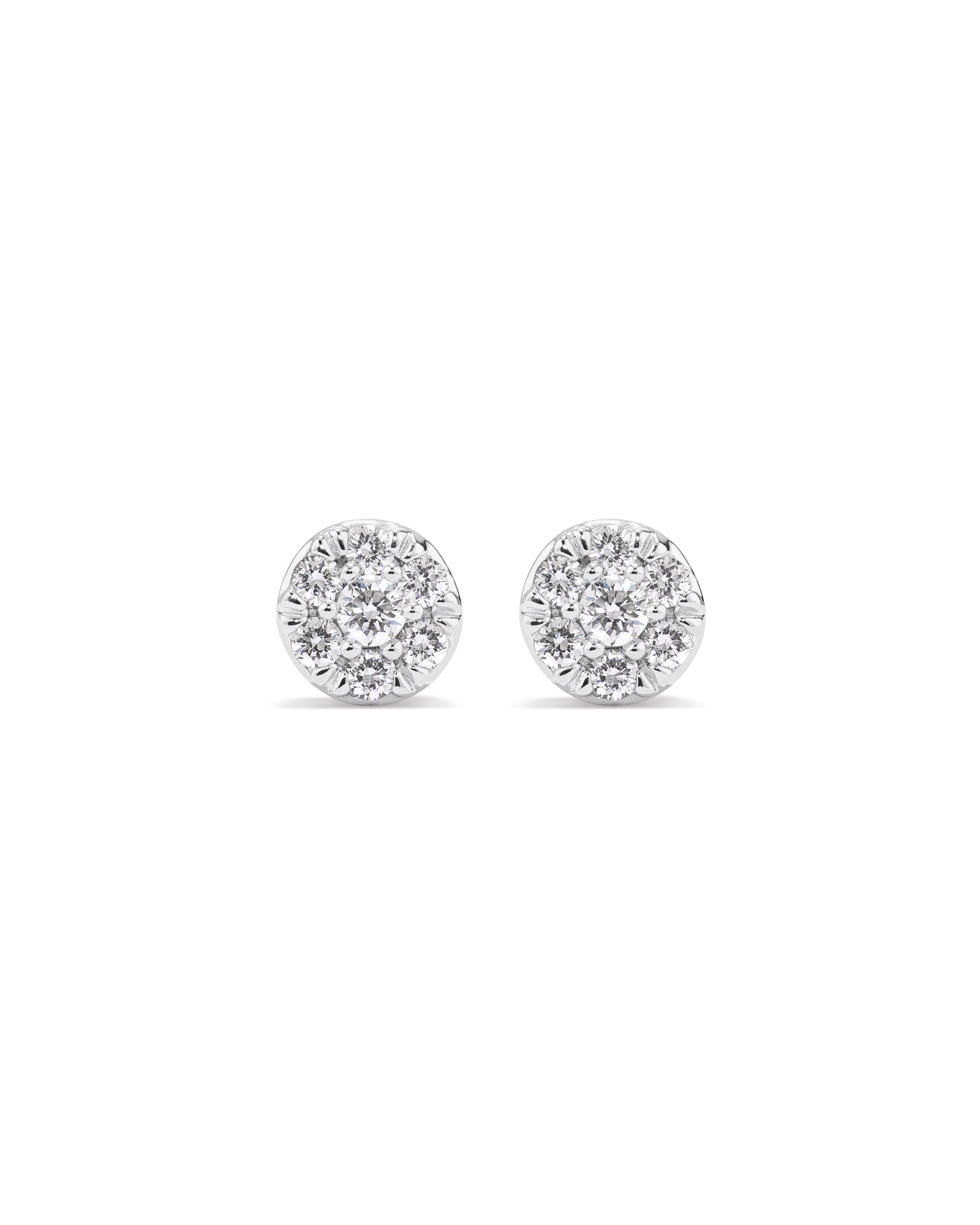 0.27 Carat TW Round Shape Laboratory-Grown Diamond Multistone Pendant & Stud Earrings Box Set in Sterling Silver