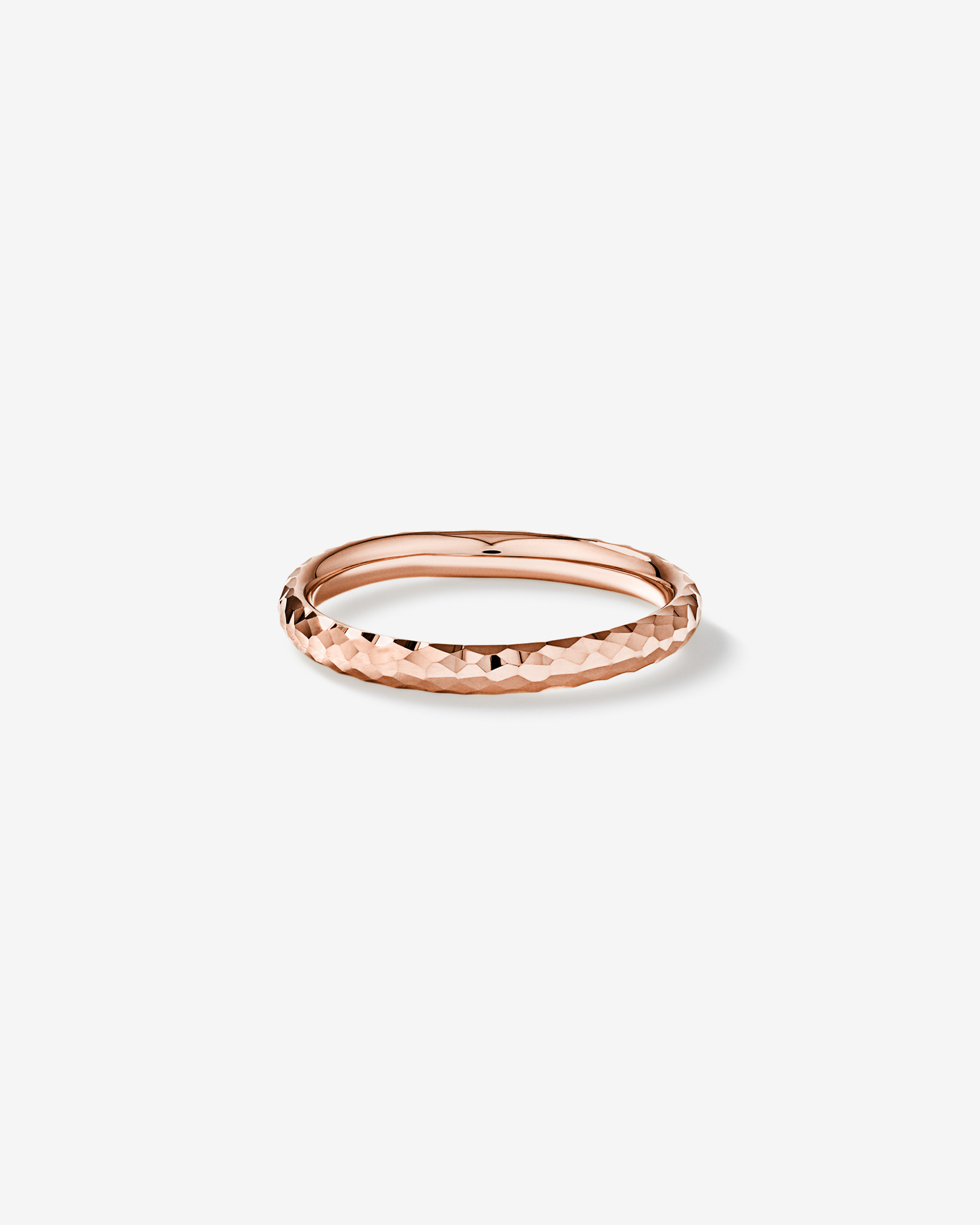 Bague Diamantée en Or Rose 10 ct
