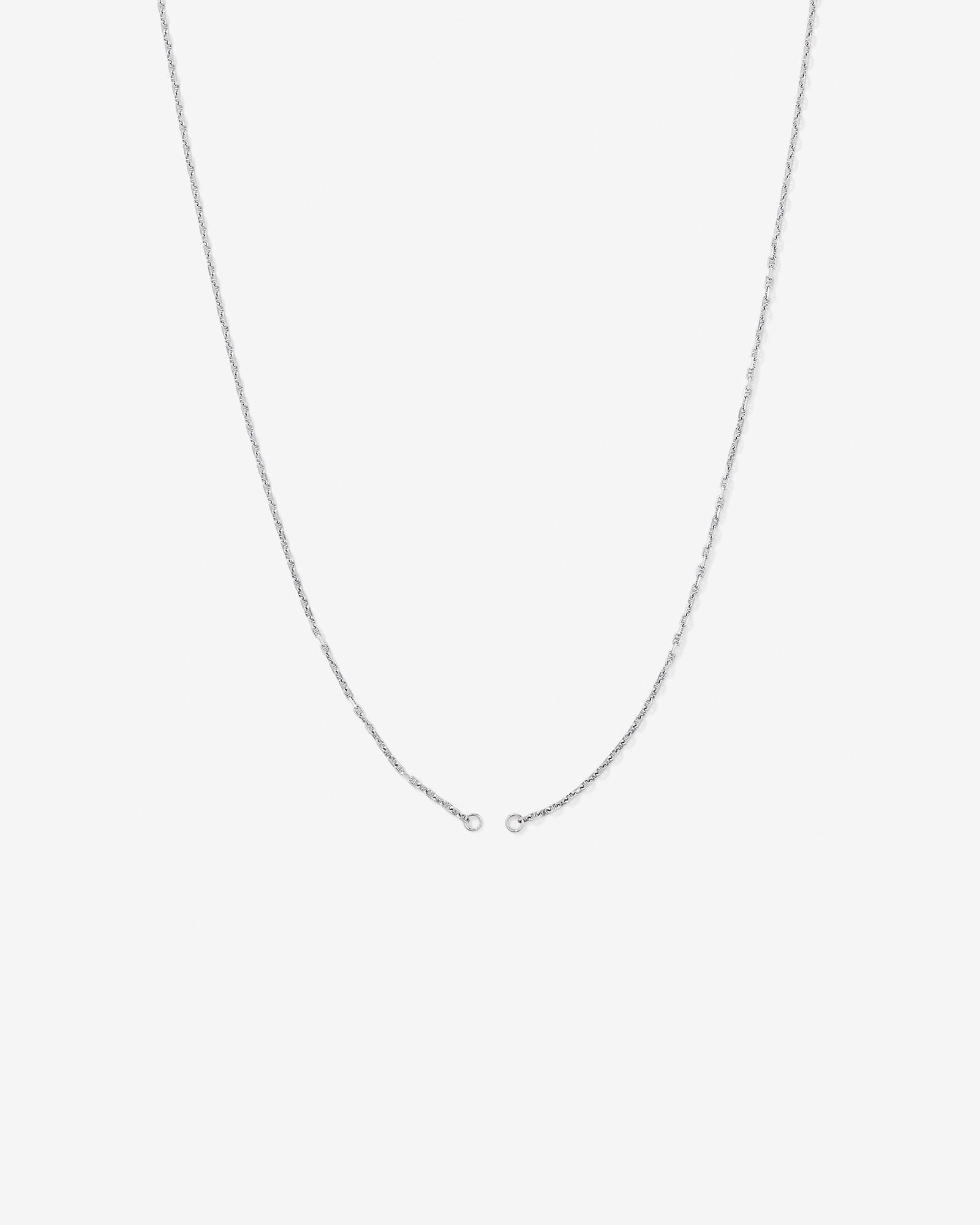 50cm (20") Micro Mariner Open Chain in Sterling Silver