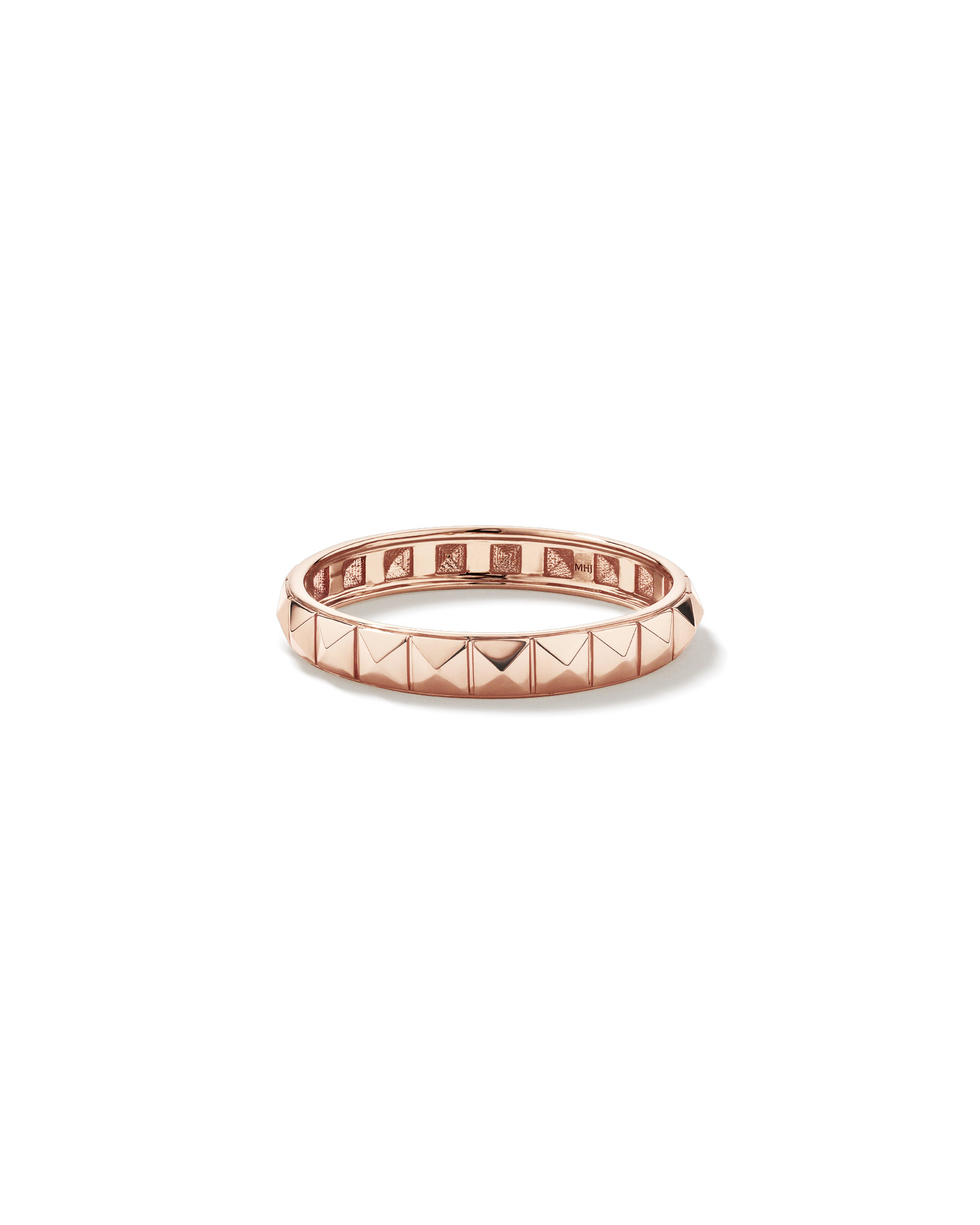 Bague Linéaire Signature Connect en Or Jaune 10 kt