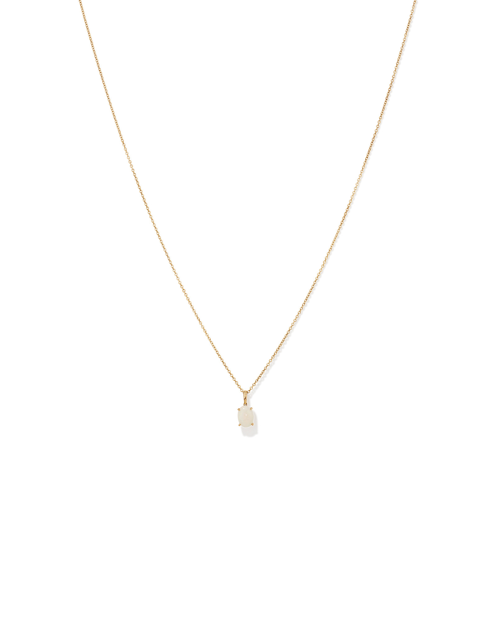 Australian Opal Pendant with Chain in 10kt Yellow Gold