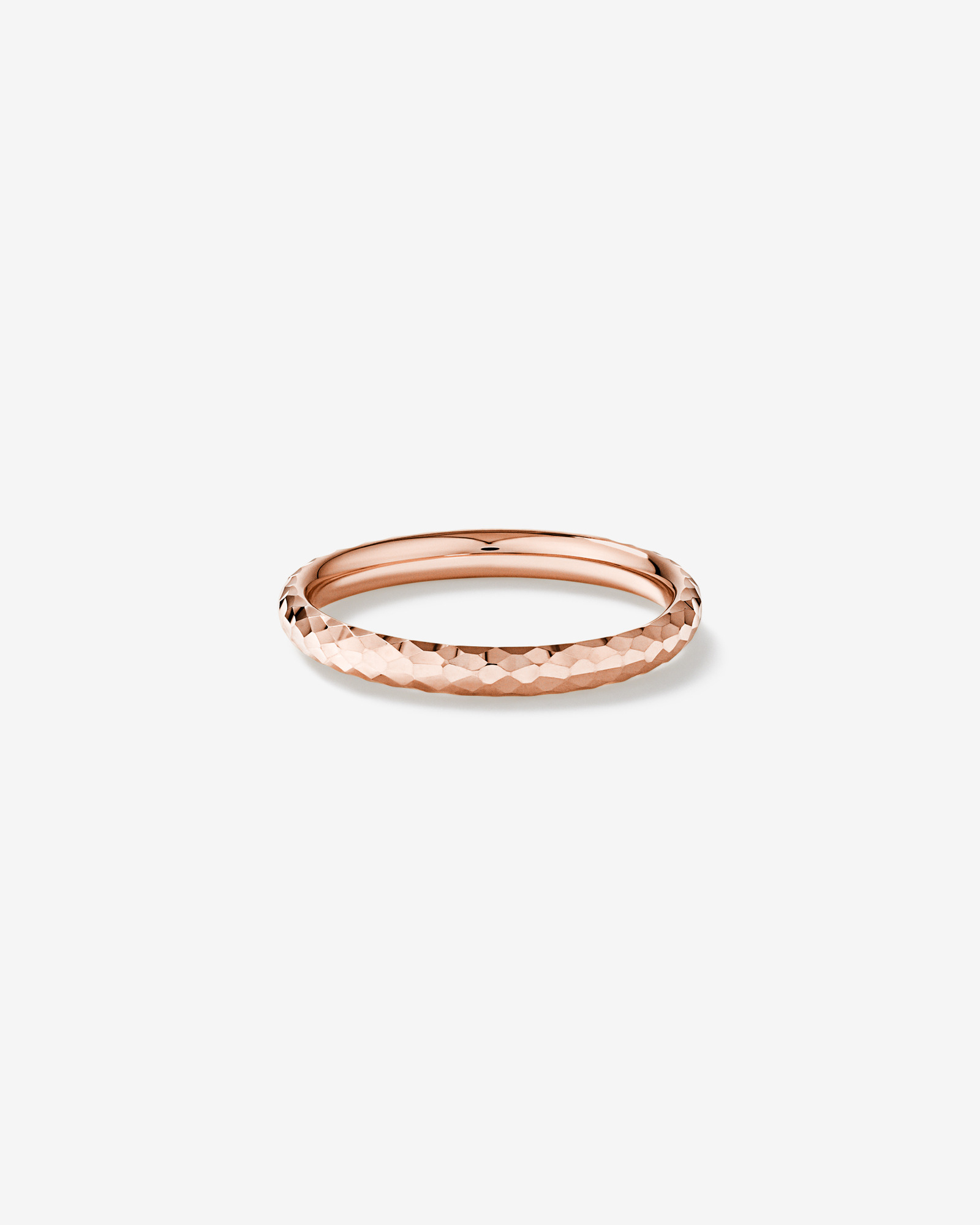 Bague Diamantée en Or Rose 10 ct