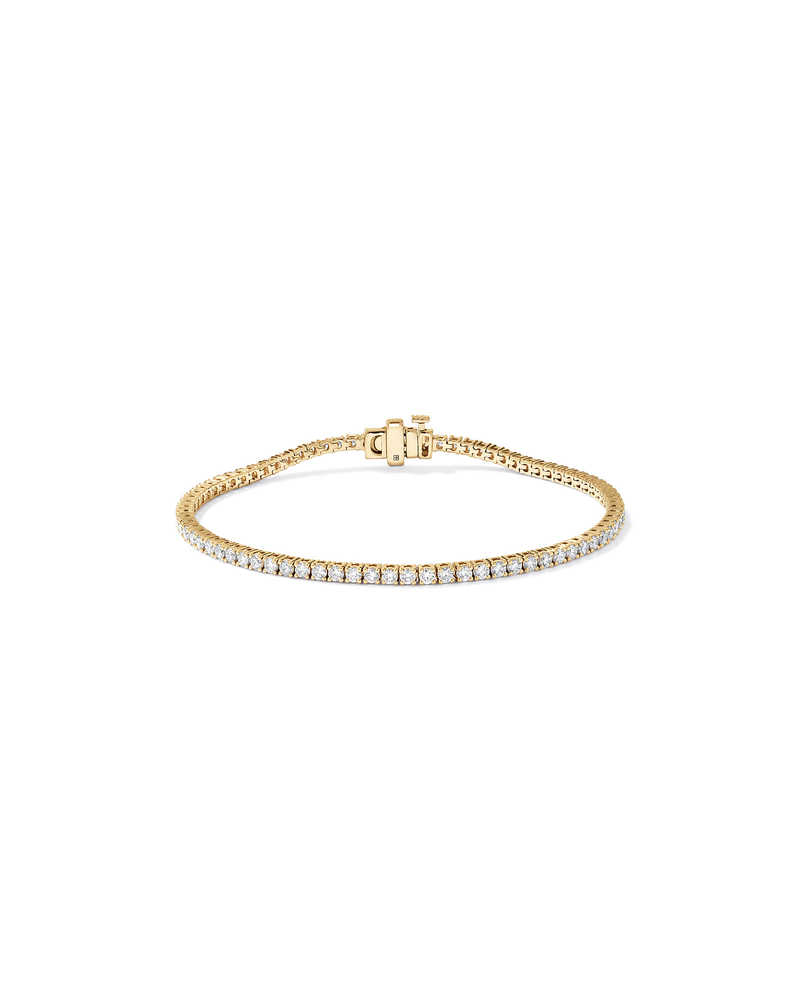 2.50TW Lab Diamond Tennis Bracelet in 10kt Yellow Gold