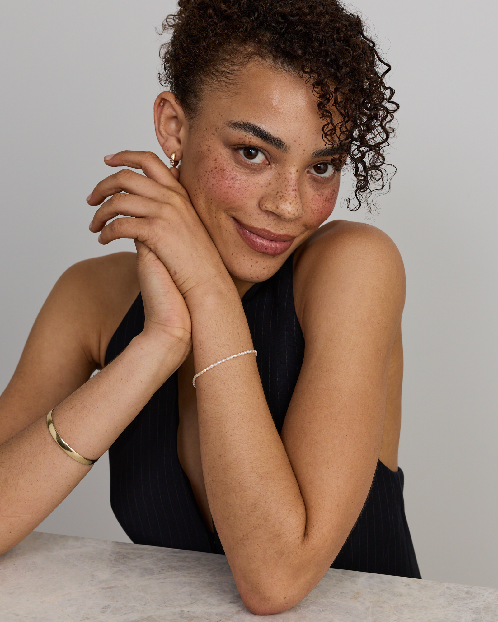 Micro Cultured Freshwater Pearl Bracelet in Sterling Silver