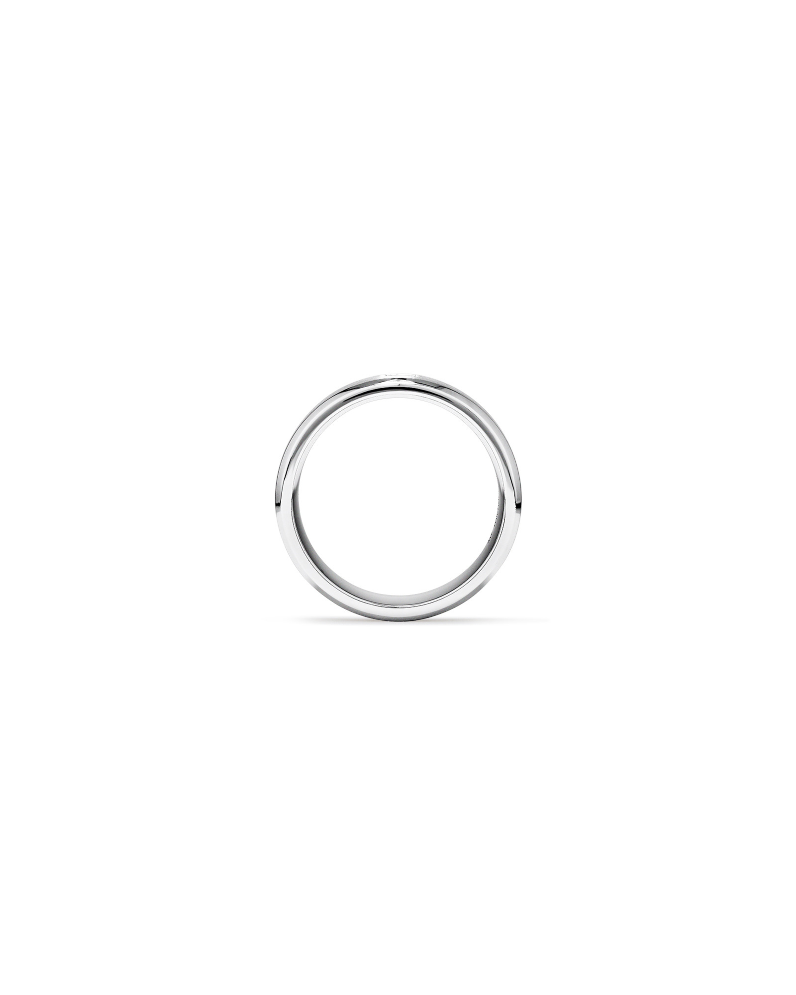 Bague en or blanc 10 K avec diamants totalisant 0,15 ct pour homme