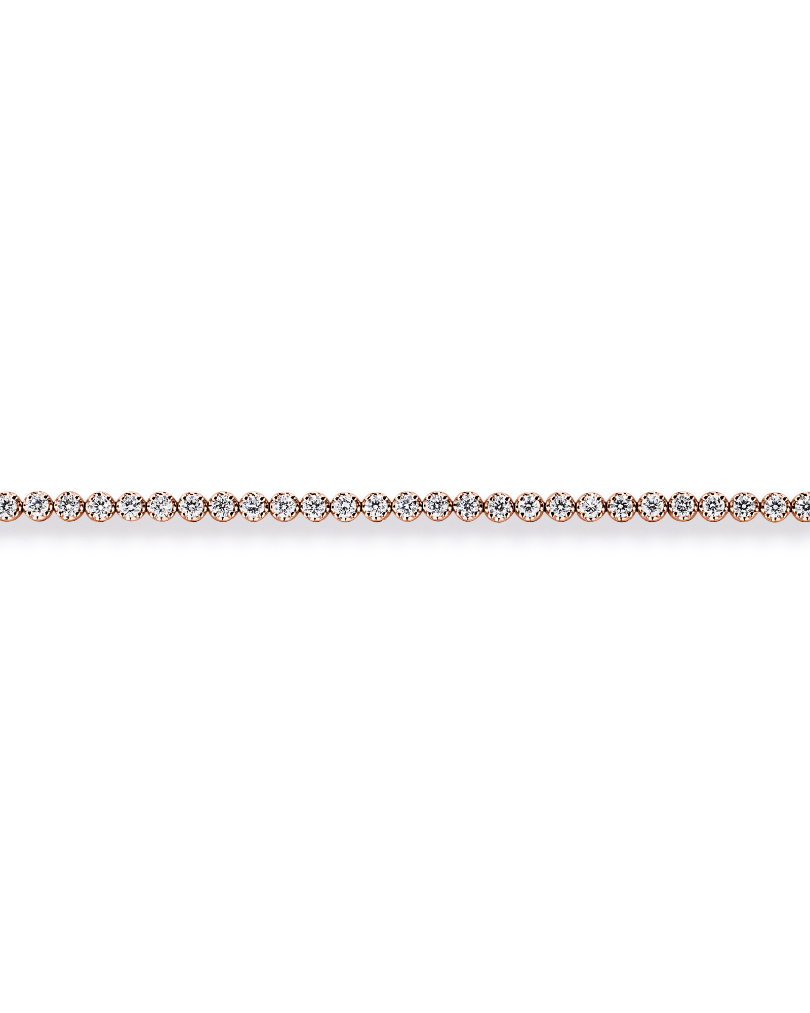 2.00 Carat TW Laboratory-Grown Diamond Tennis Bracelet in 10kt Rose Gold