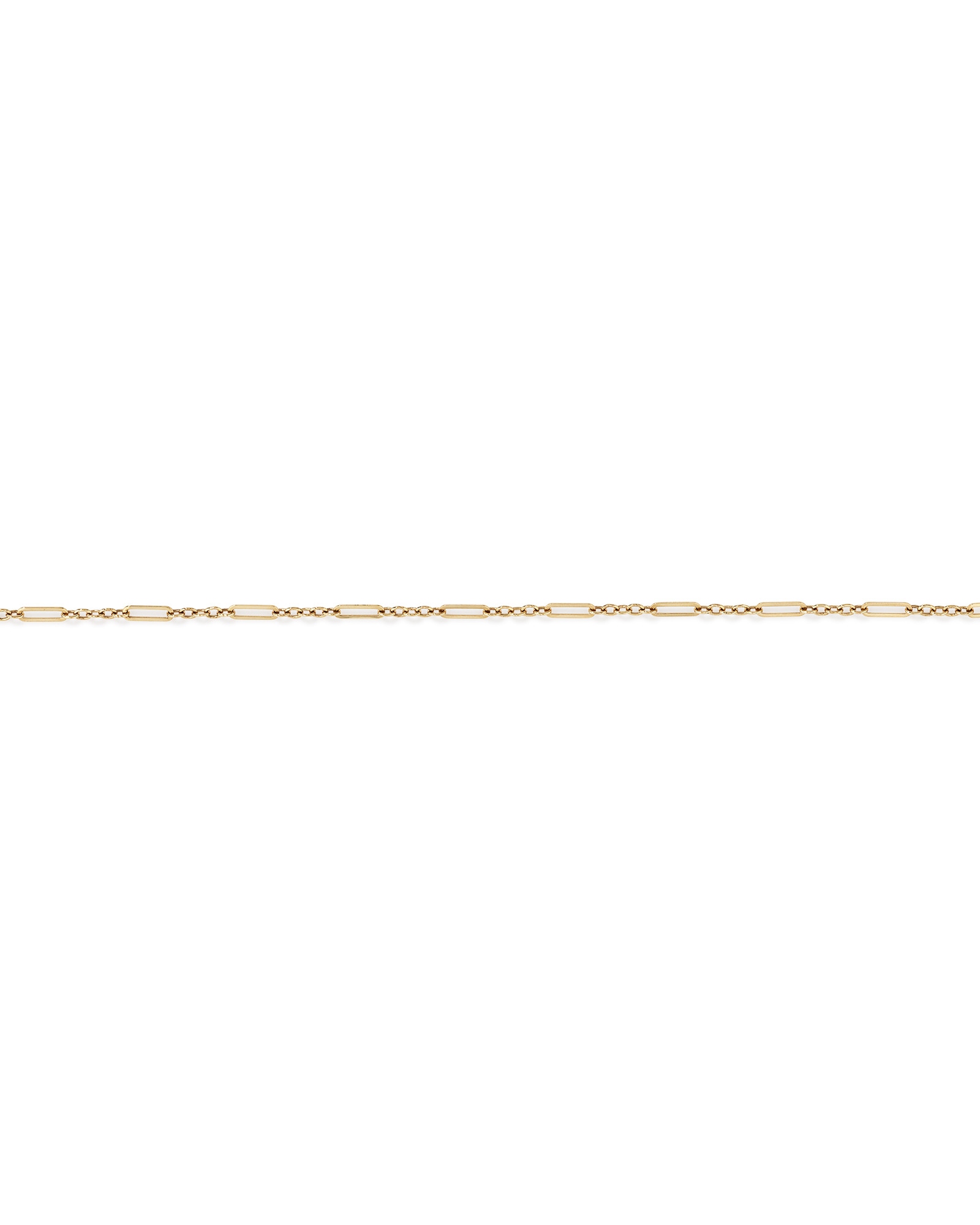 Paperclip 3 and 1 Bracelet in 10kt Yellow Gold