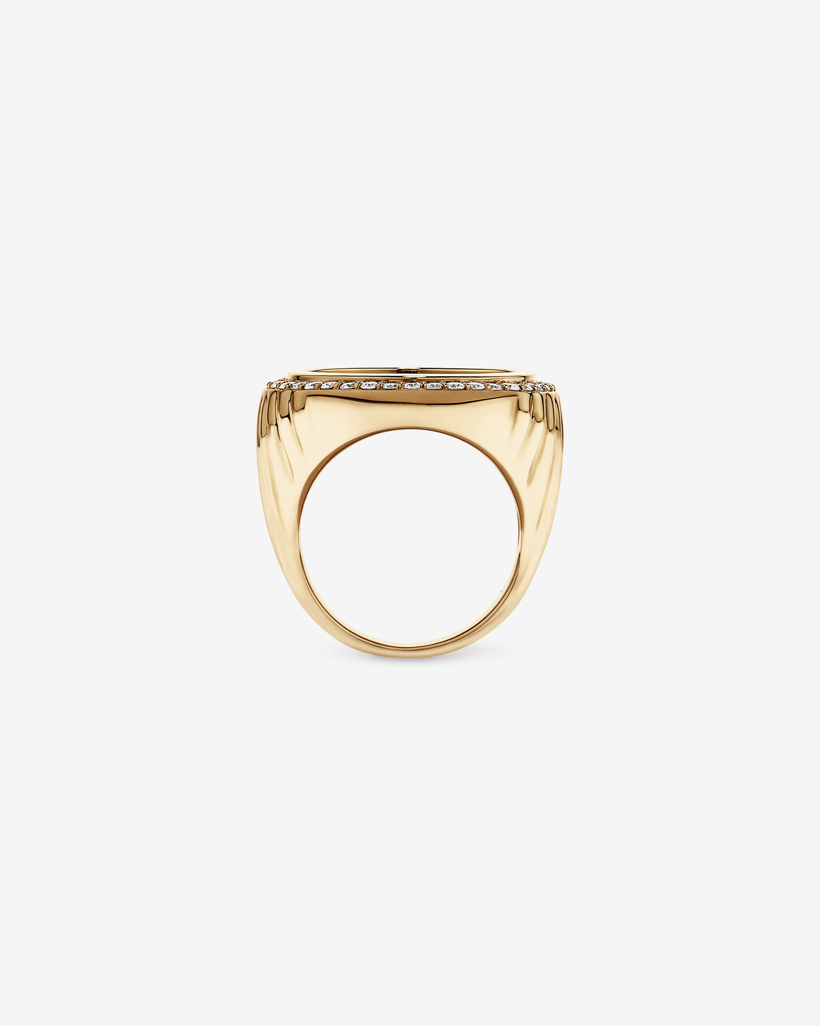 1.00TW Diamond Sovereign Ring 10kt Gold